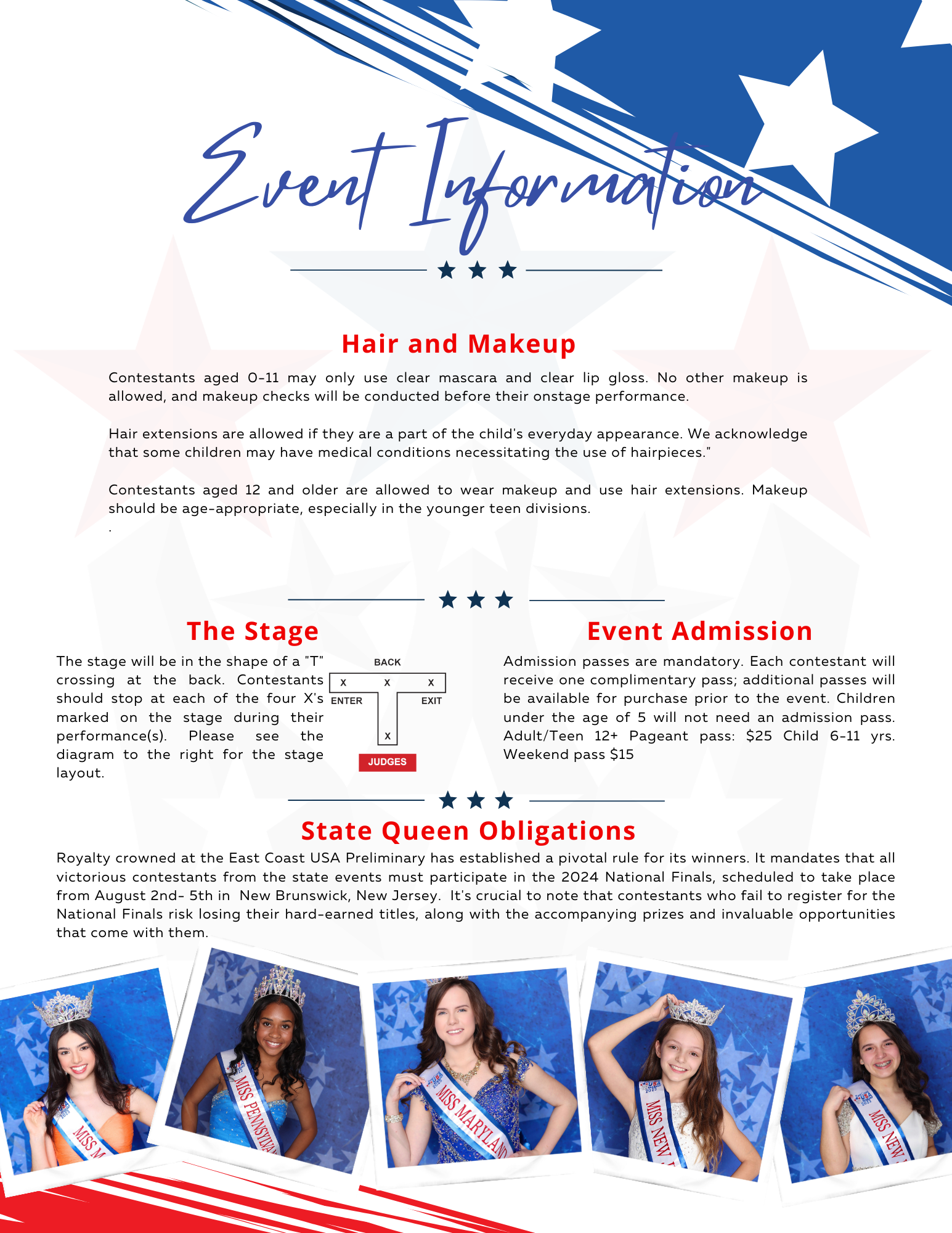 East Coast USA Pageant 2024 Connecticut State Preliminary