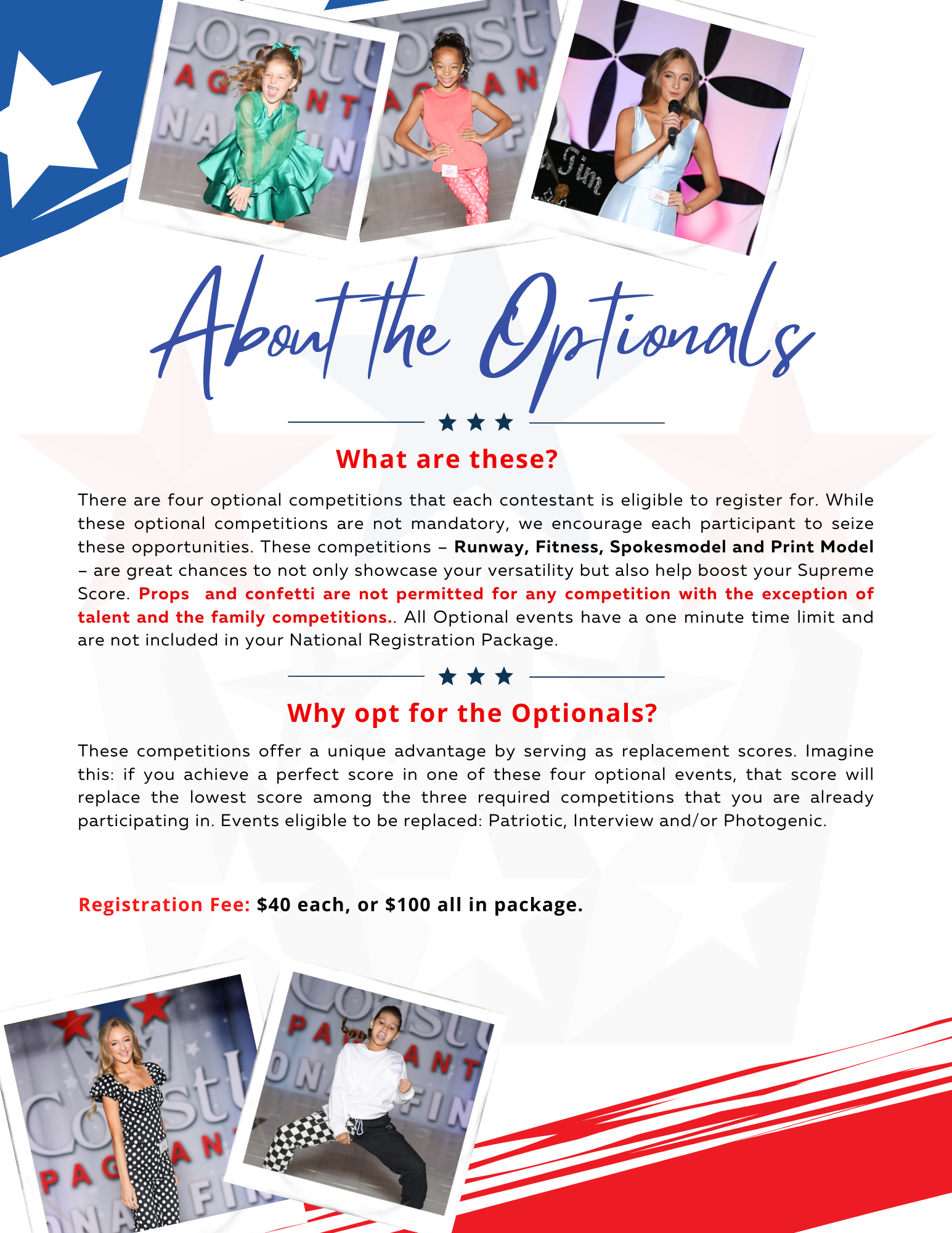 East Coast USA Pageant 2024 National Optional Competitions East