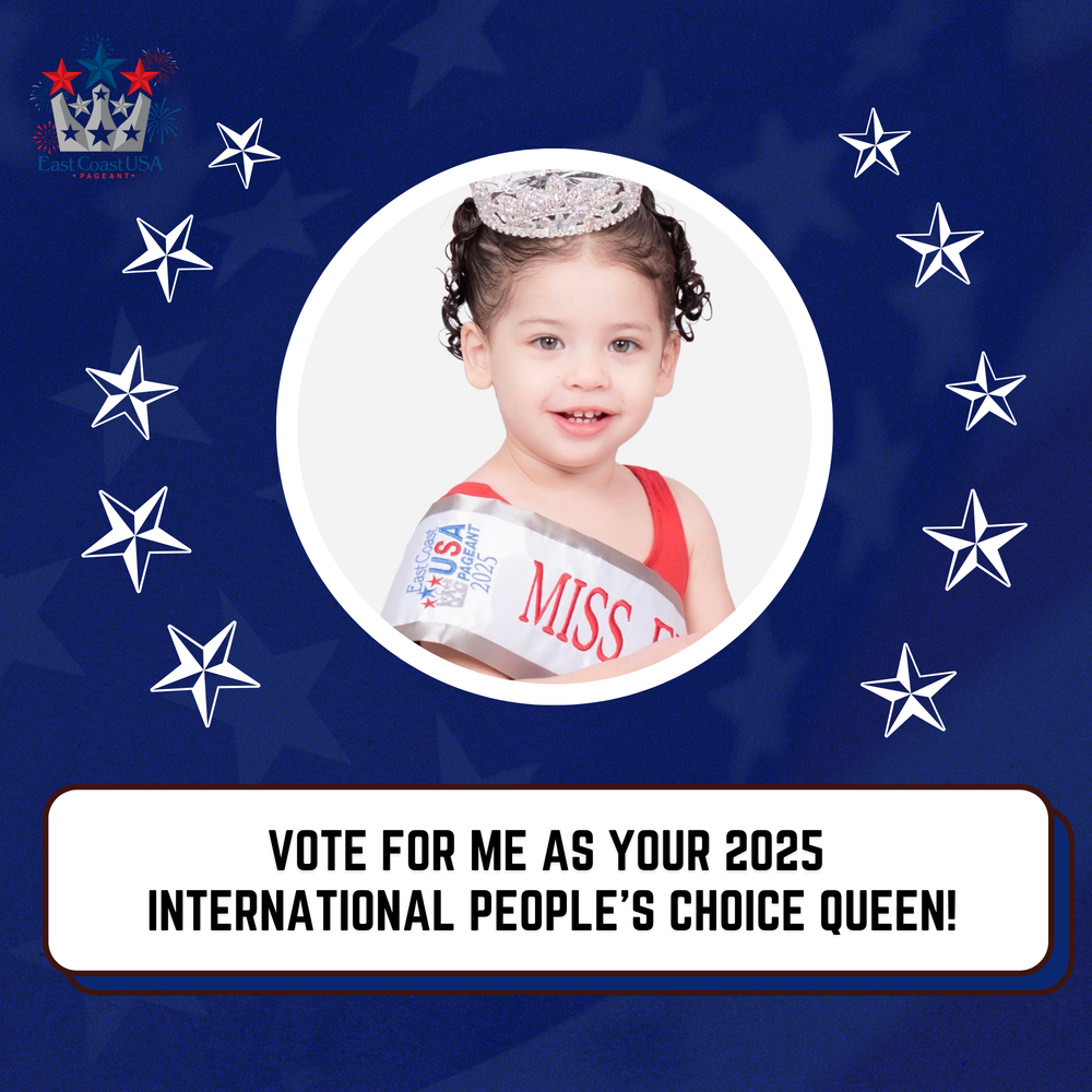 Vote #119 Amelia Eldridge-Mesick for the 2025 International Finals Pageant People's Choice