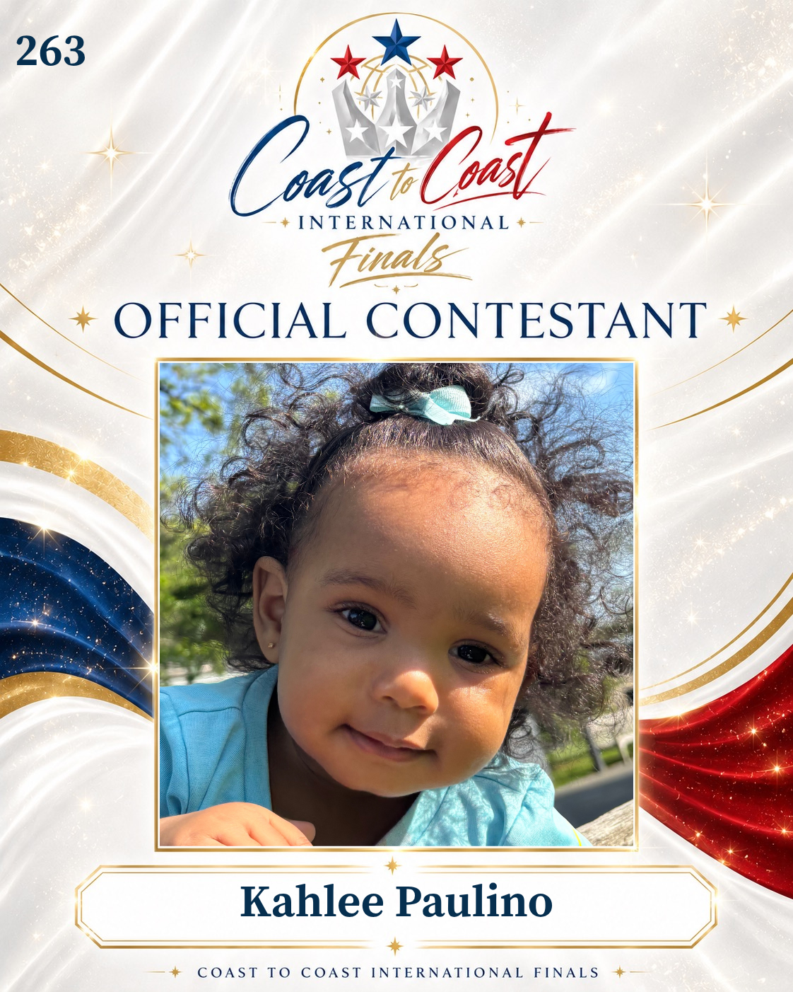 Vote #263 Kahlee Paulino for 2026 International Finals People's Choice!