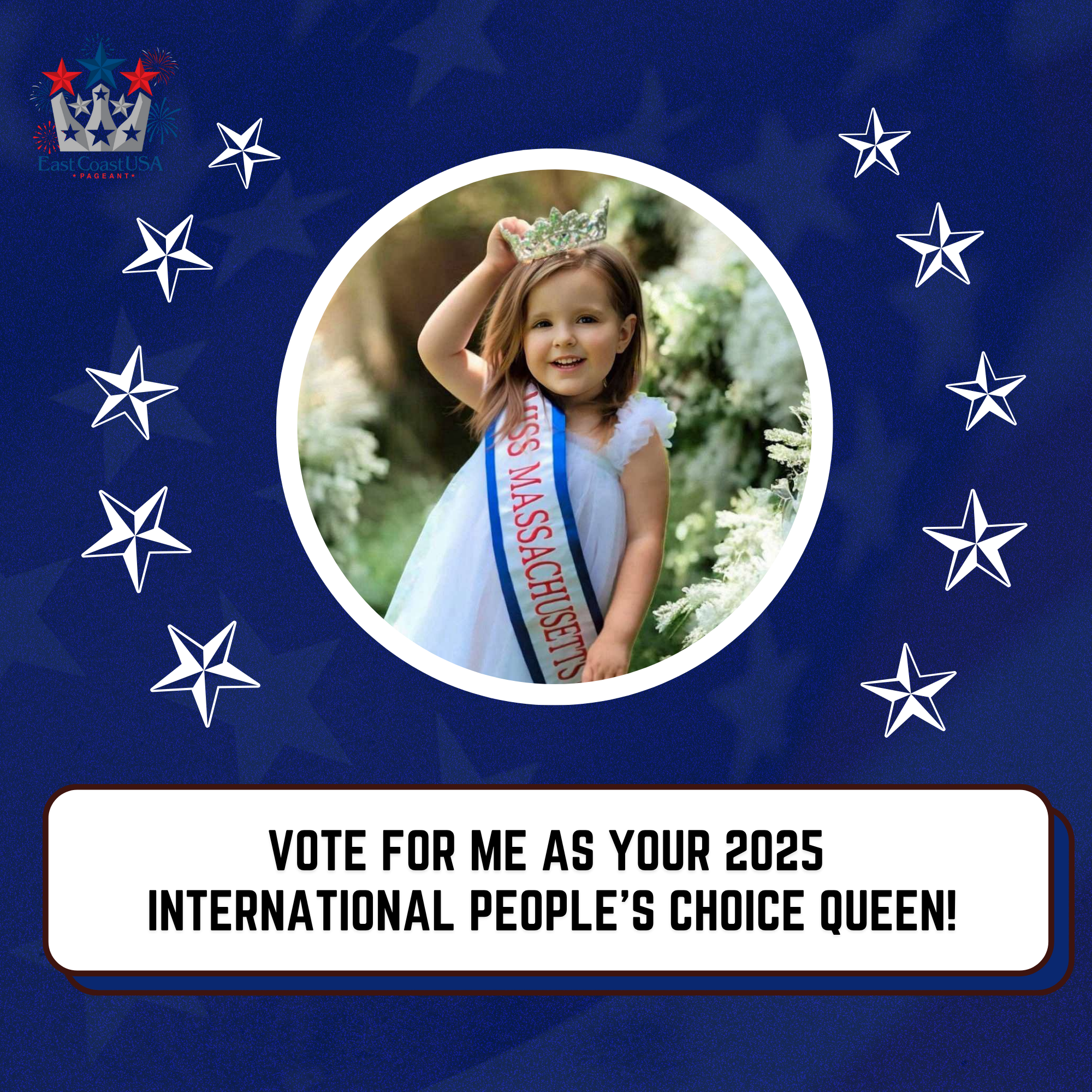 Vote #150 Sadie Sworzen for the 2025 International Finals Pageant People's Choice