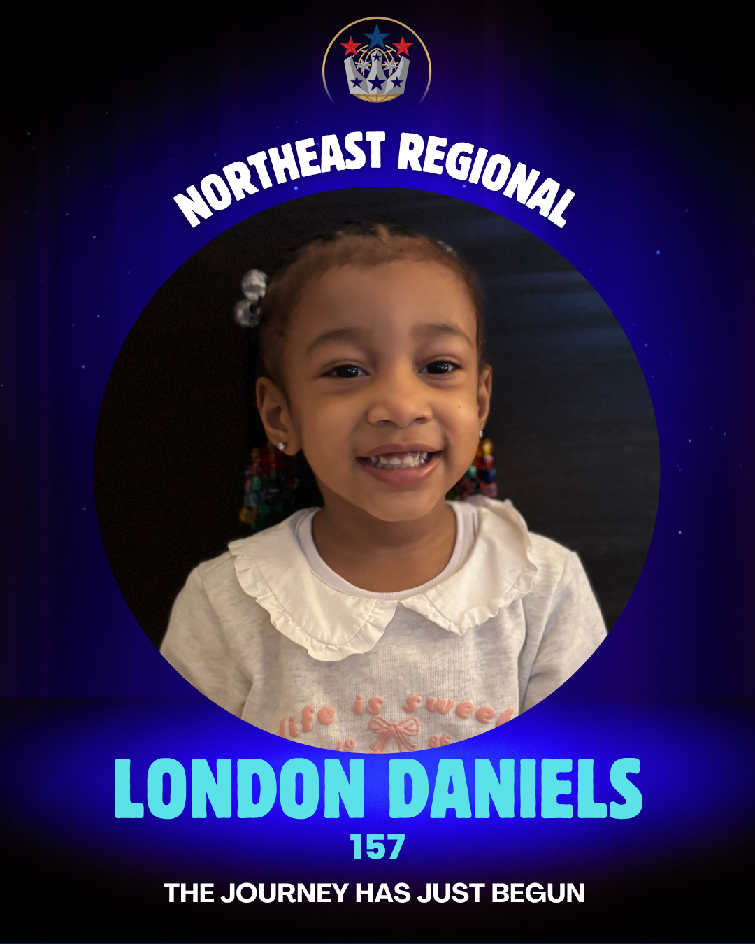 Vote #157 London Daniels for Northeast People's Choice!