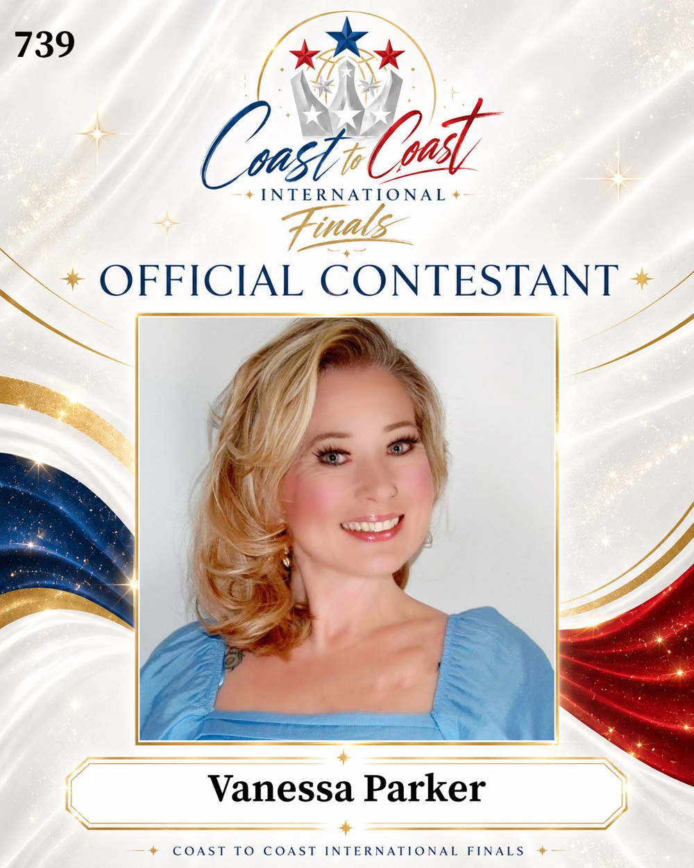 Vote #739 Vanessa Parker for 2026 International Finals People's Choice!