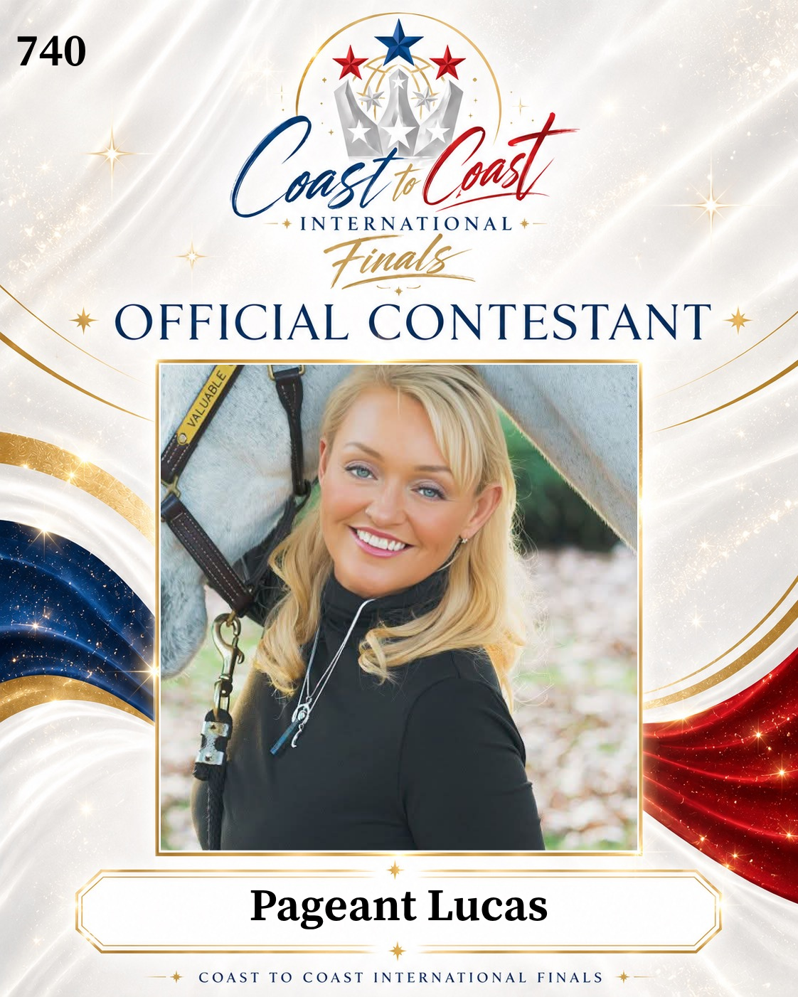 Vote #740 Pageant Lucas for 2026 International Finals People's Choice!