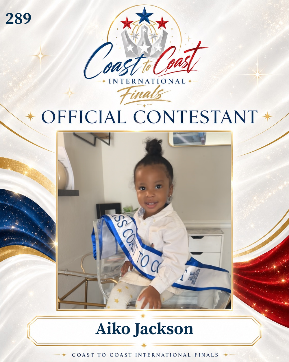 Vote #289 Aiko Jackson for 2026 International Finals People's Choice!