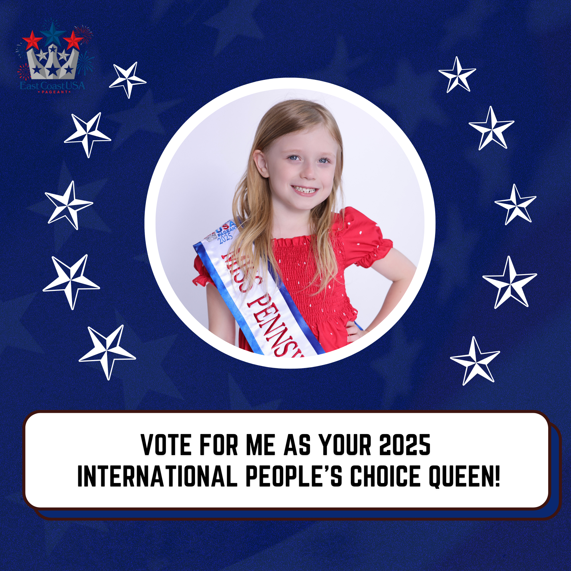 Vote #235 Paisley Gasswint for the 2025 International Finals Pageant People's Choice