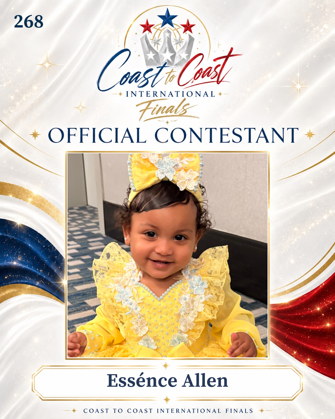 Vote #268 Essence Allen for 2026 International Finals People's Choice!