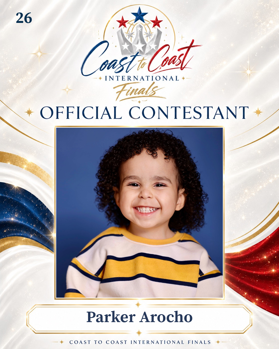 Vote #026 Parker Arocho for 2026 International Finals People's Choice!