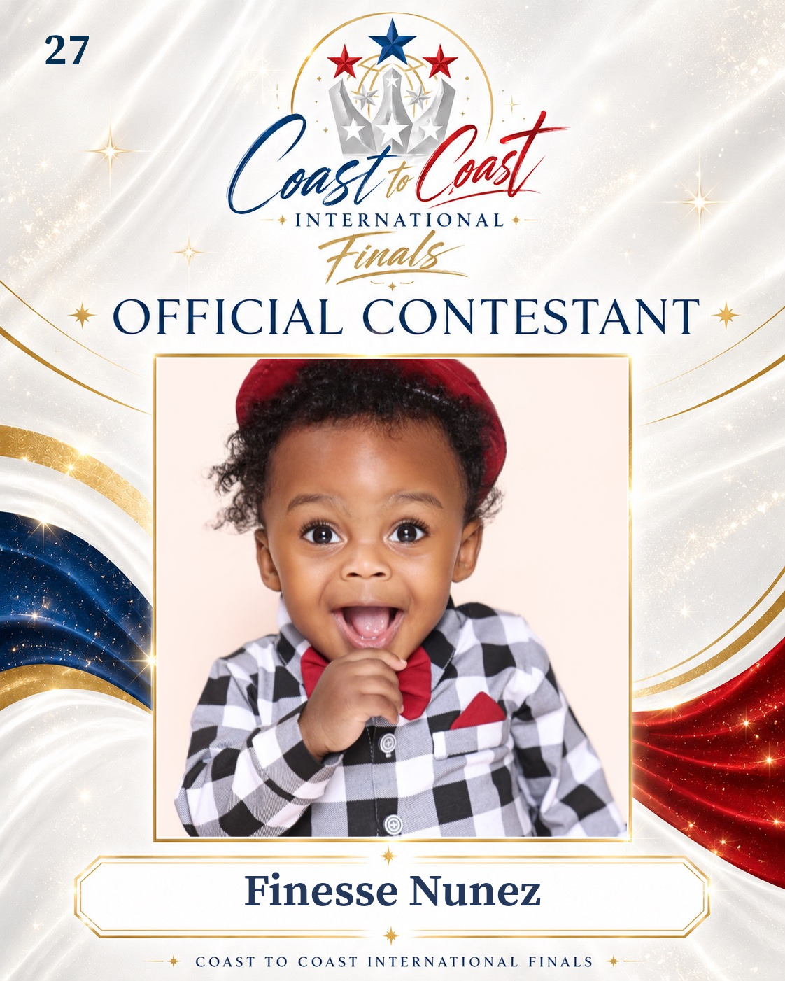 Vote #027 Finesse Nunez for 2026 International Finals People's Choice!