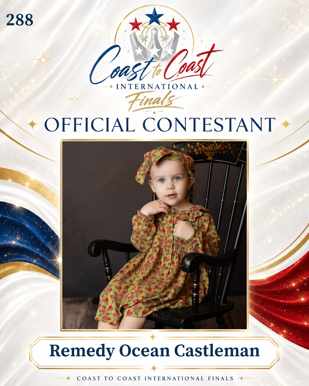Vote #288 Remedy Ocean Castleman for 2026 International Finals People's Choice!