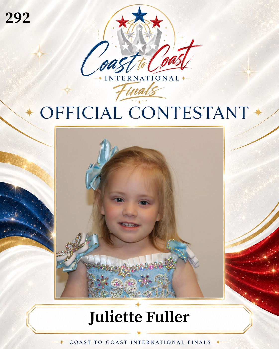 Vote #292 Juliette Fuller for 2026 International Finals People's Choice!