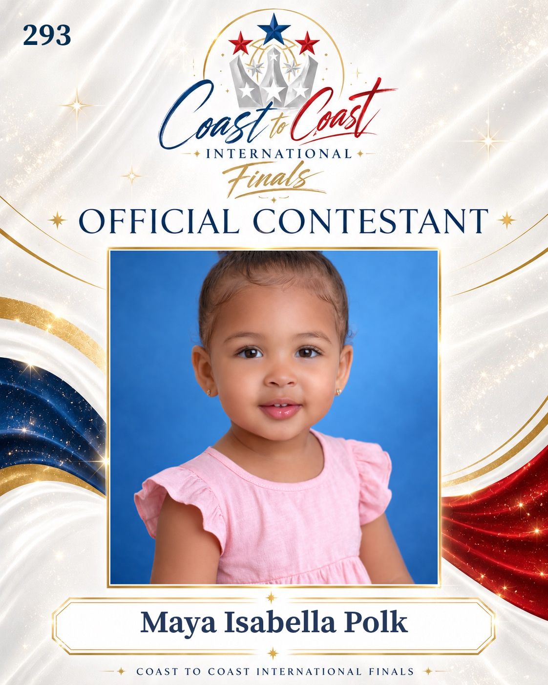 Vote #293 Maya Isabella Polk for 2026 International Finals People's Choice!