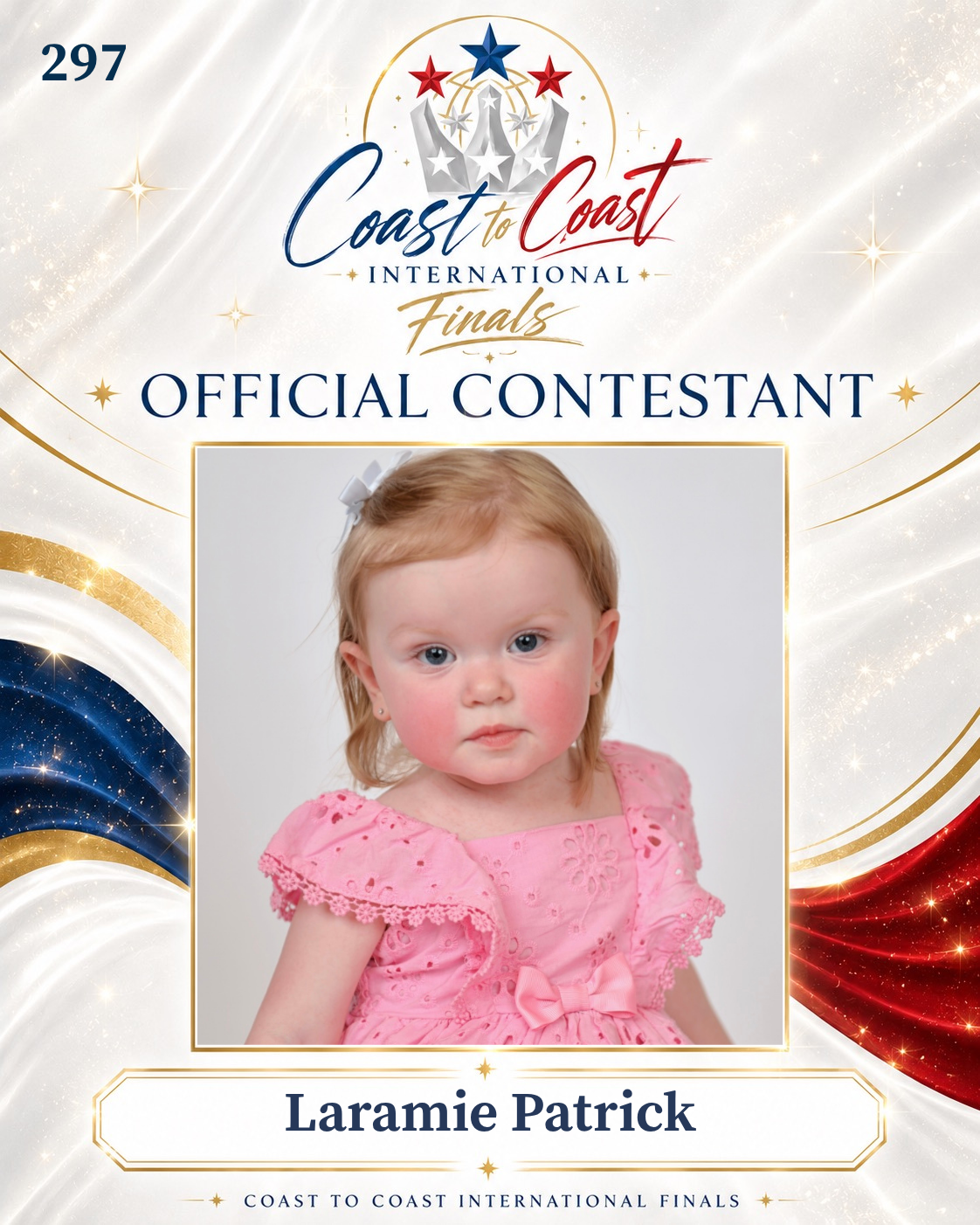 Vote #297 Laramie Patrick for 2026 International Finals People's Choice!