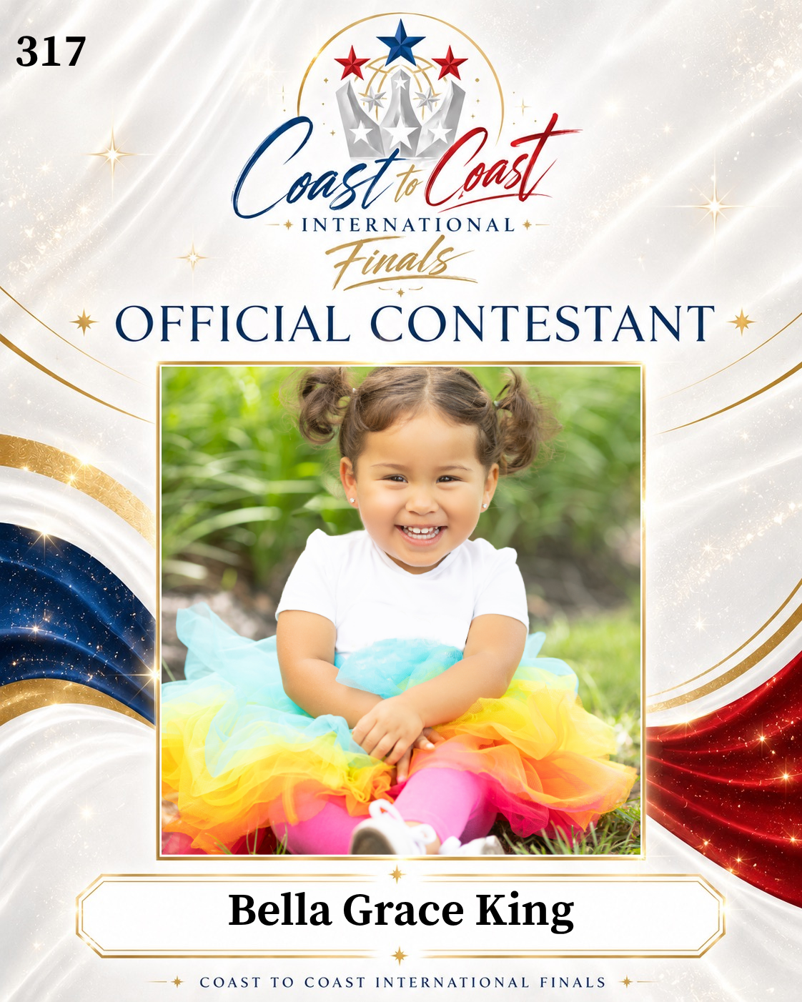Vote #317 Bella Grace King for 2026 International Finals People's Choice!