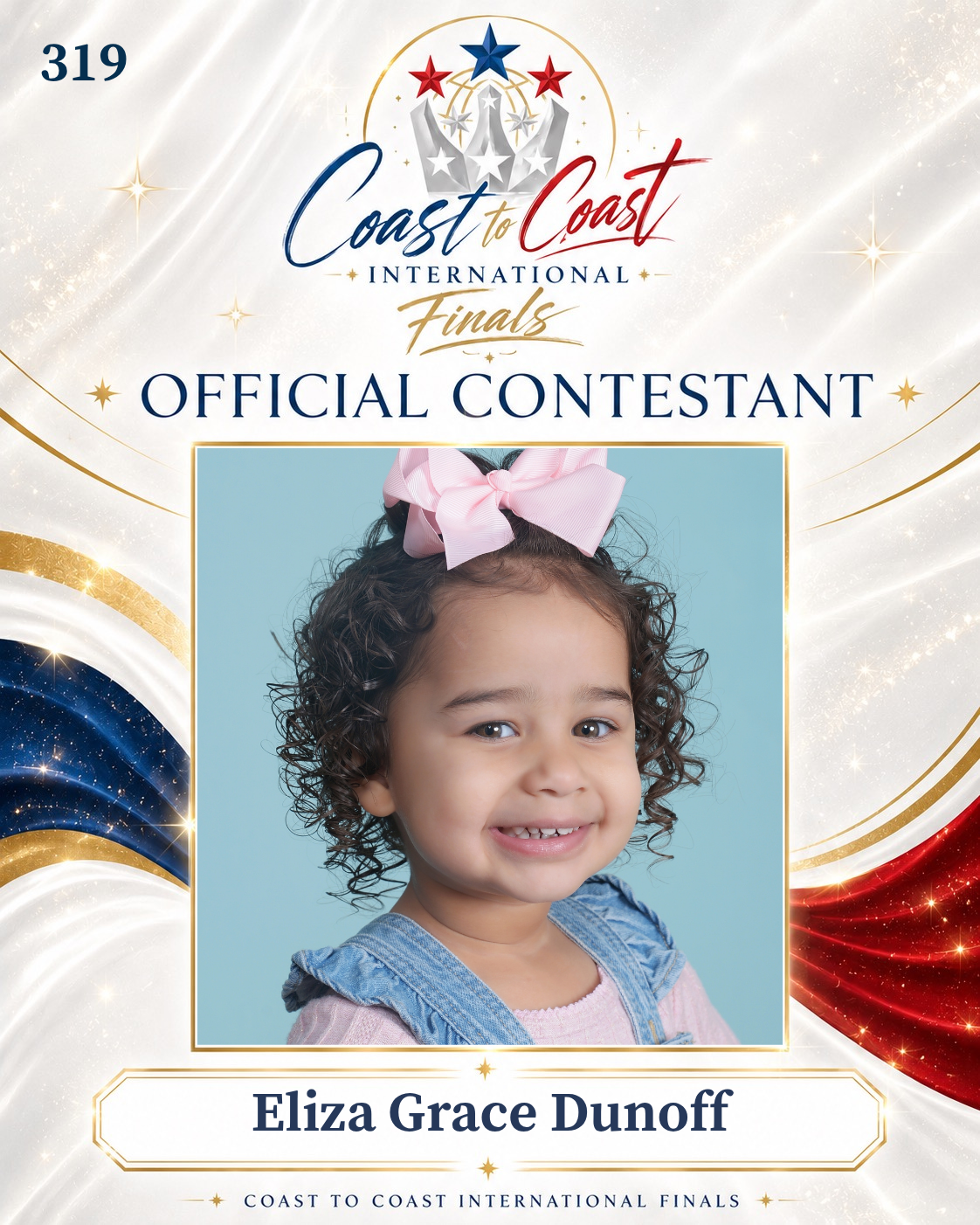 Vote #319 Eliza Grace Dunoff for 2026 International Finals People's Choice!