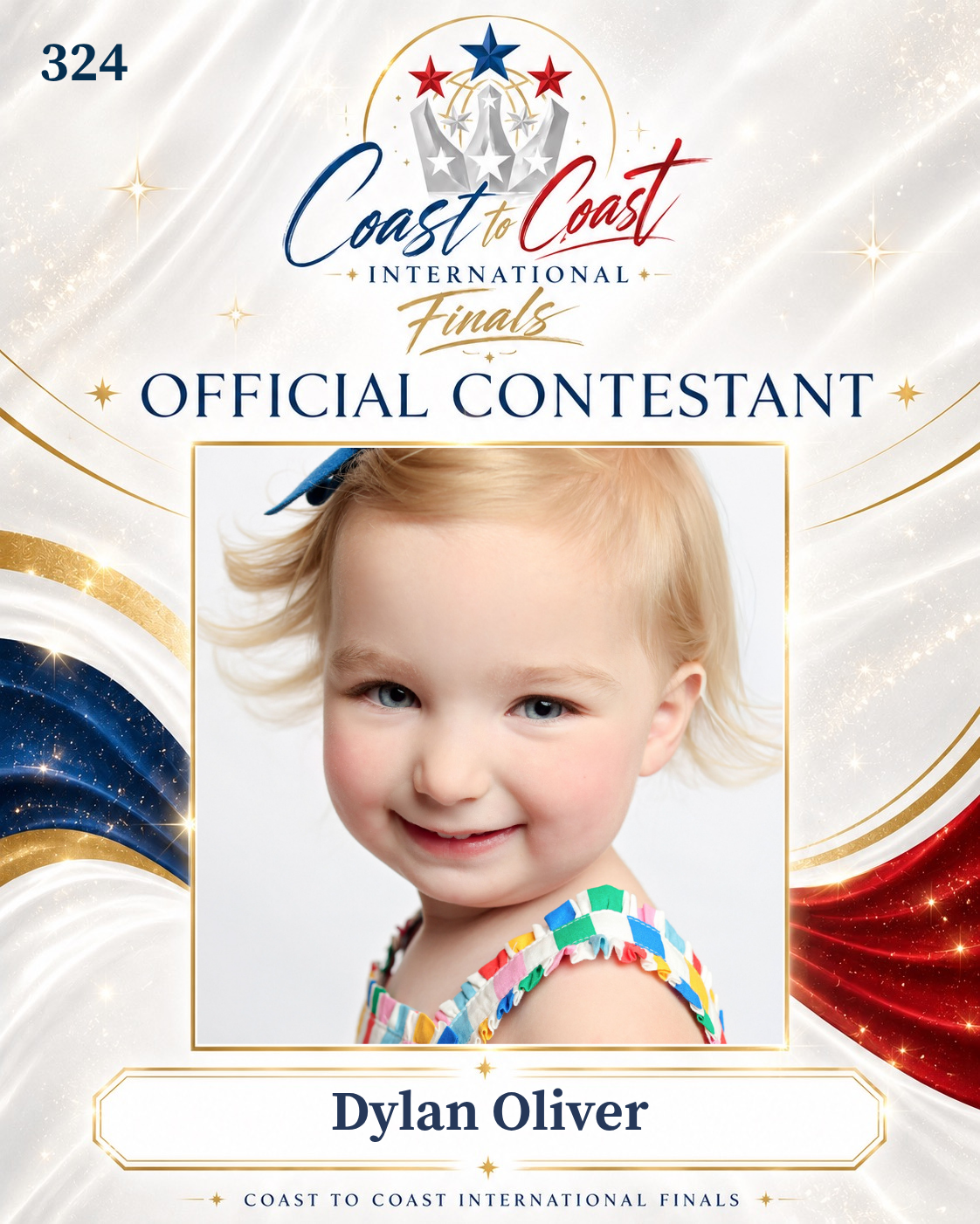 Vote #324 Dylan Oliver for 2026 International Finals People's Choice!