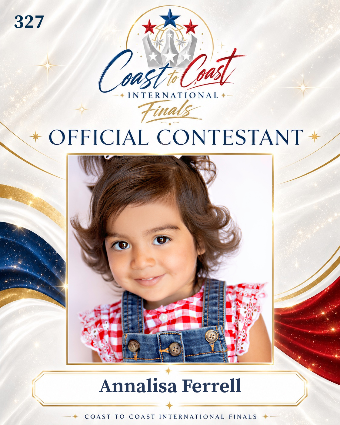 Vote #327 Annalisa Ferrell for 2026 International Finals People's Choice!