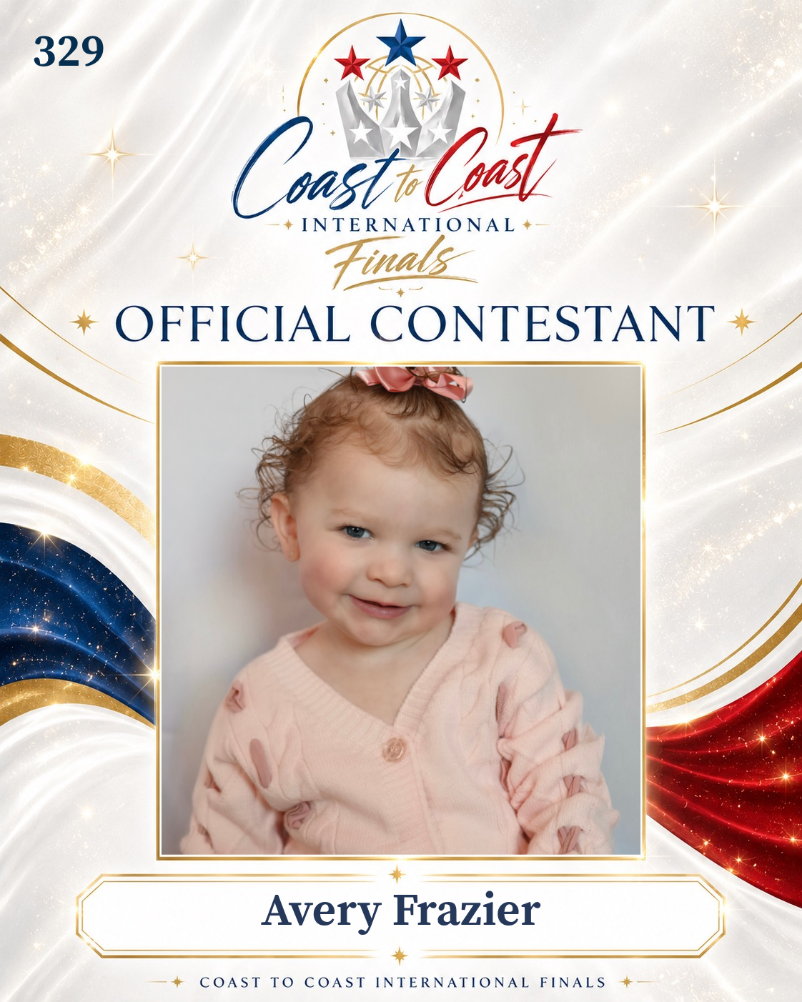 Vote #329 Avery frazier for 2026 International Finals People's Choice!