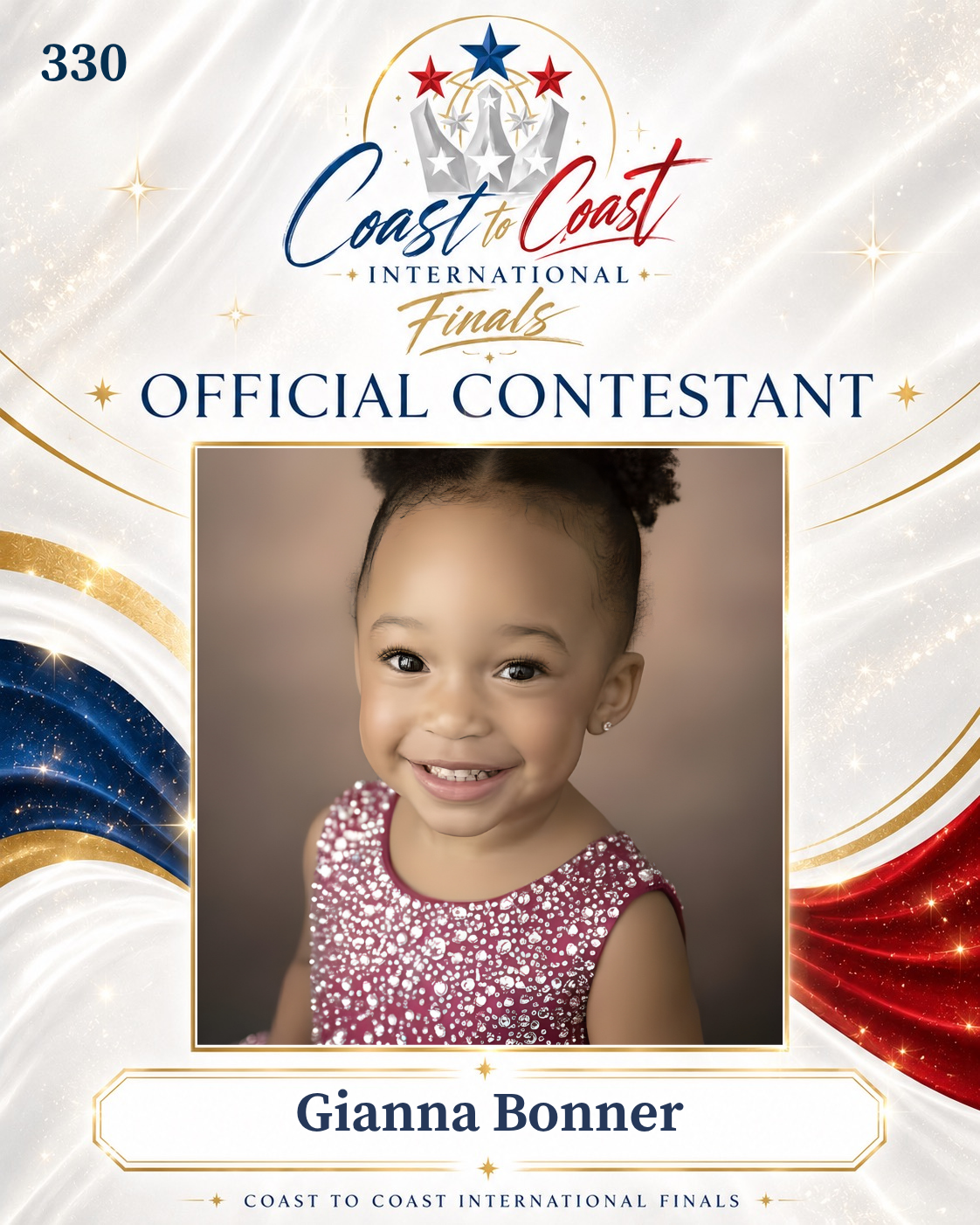 Vote #330 Gianna Bonner for 2026 International Finals People's Choice!
