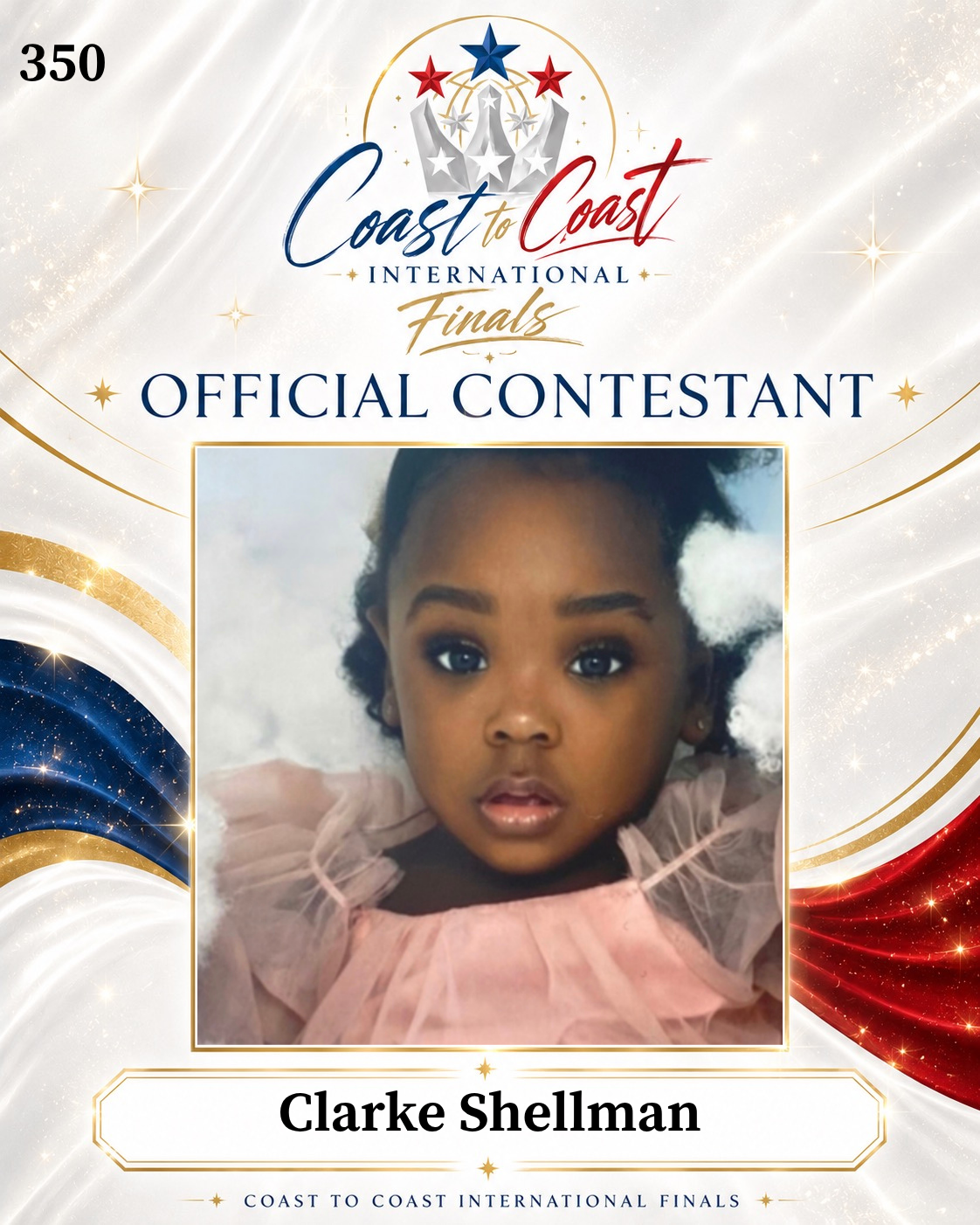 Vote #350 Clarke Shellman for 2026 International Finals People's Choice!