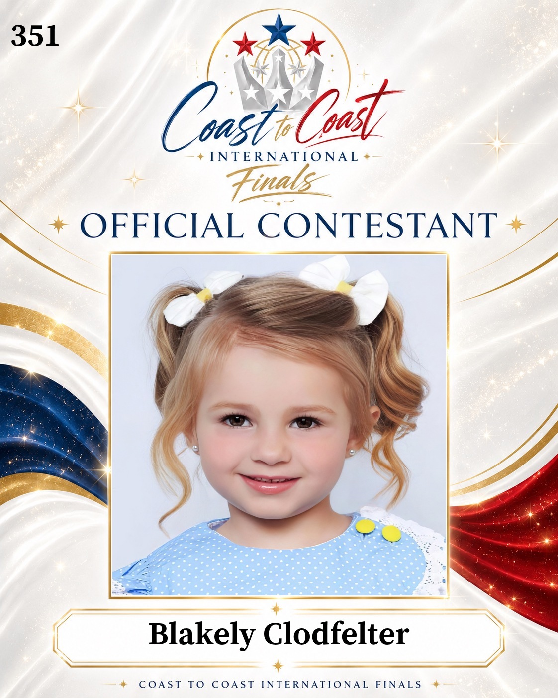 Vote #351 Blakely Clodfelter for 2026 International Finals People's Choice!
