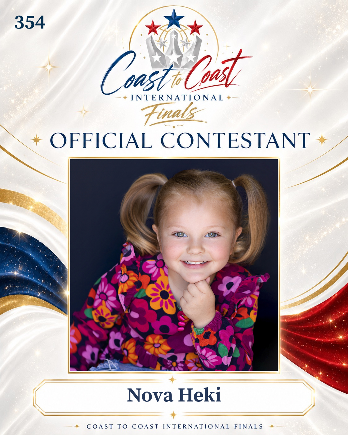 Vote #354 Nova Heki for 2026 International Finals People's Choice!