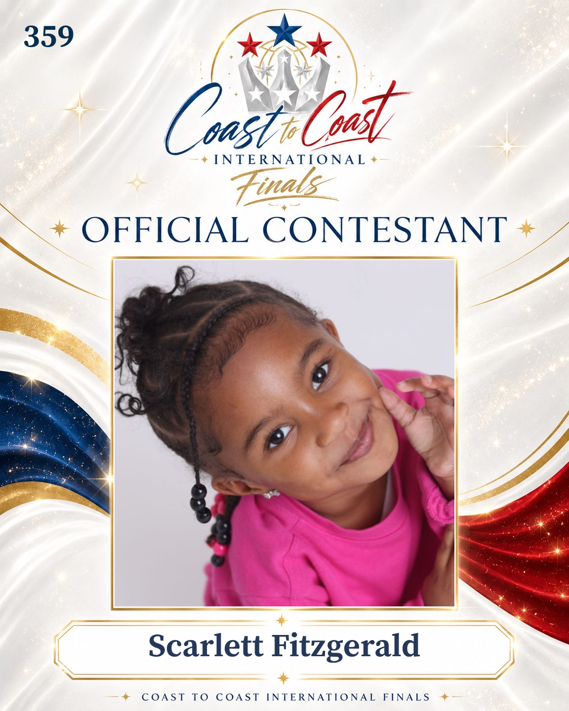 Vote #359 Scarlett Fitzgerald for 2026 International Finals People's Choice!
