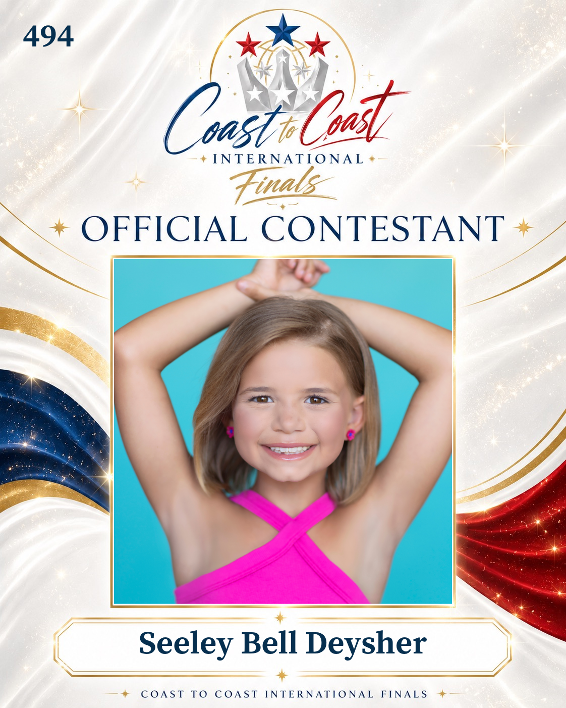 Vote #494 Seeley Bell Deysher for 2026 International Finals People's Choice!