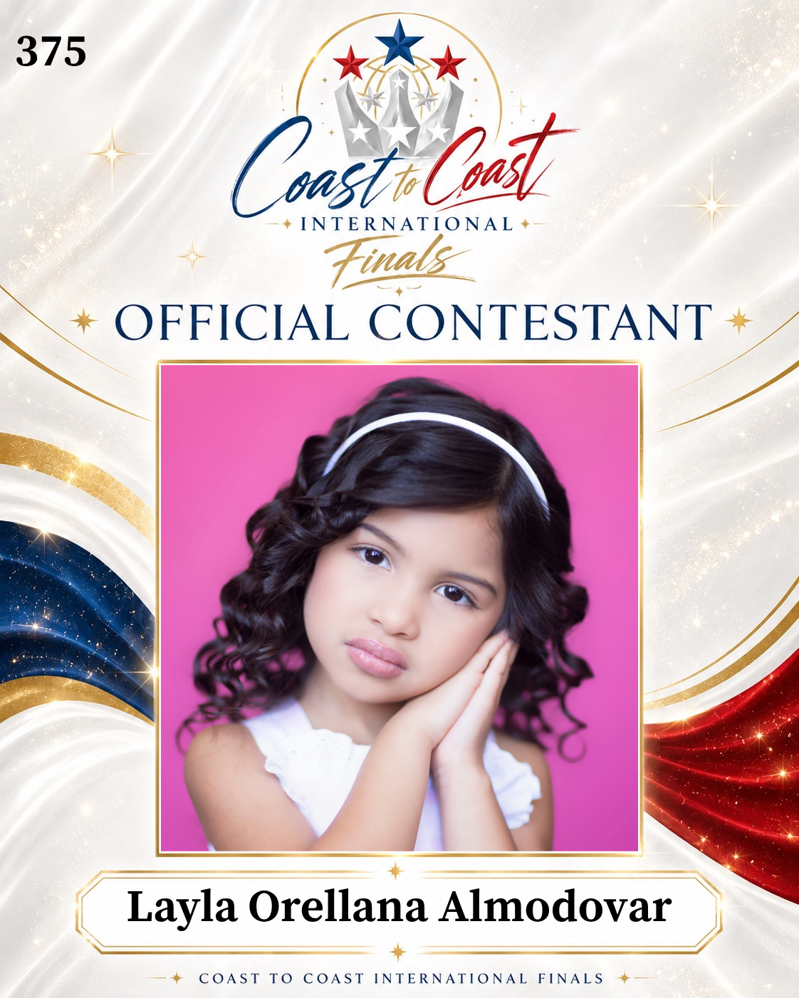 Vote #375 for Layla Orellana Almodovar 2026 International Finals People's Choice!