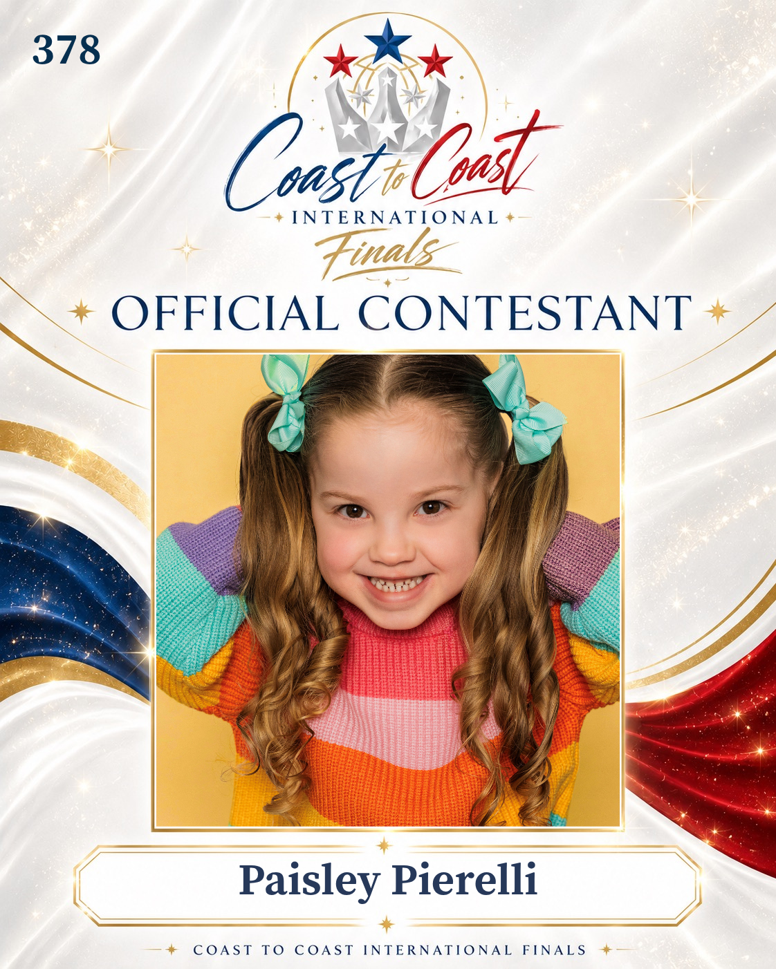 Vote #378 Paisley Pierelli for 2026 International Finals People's Choice!
