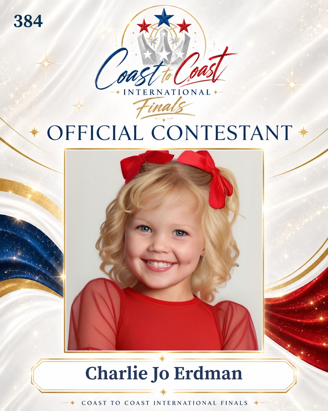 Vote #384 Charlie Jo Erdman for 2026 International Finals People's Choice!