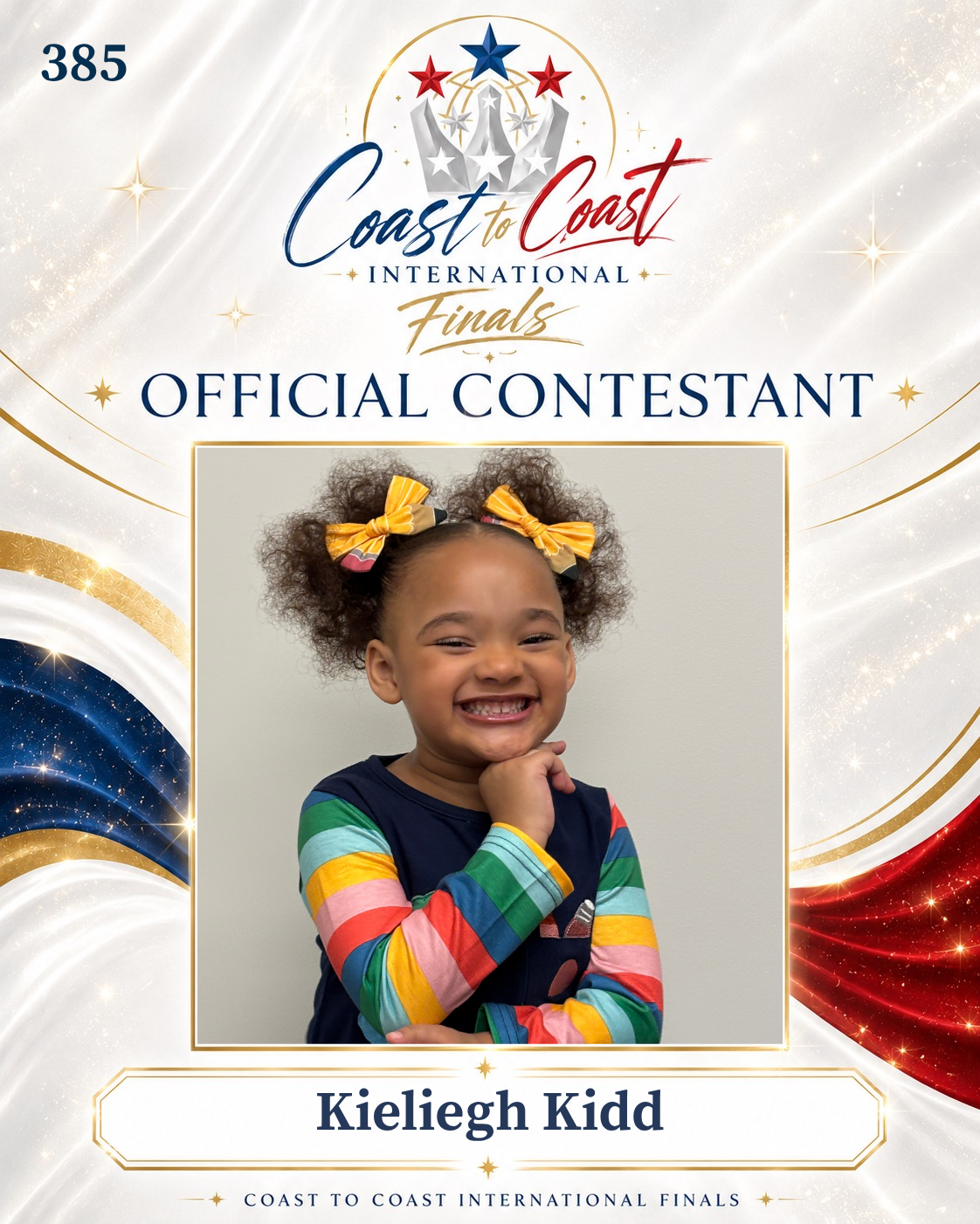 Vote #385 Kieliegh Kidd for 2026 International Finals People's Choice!