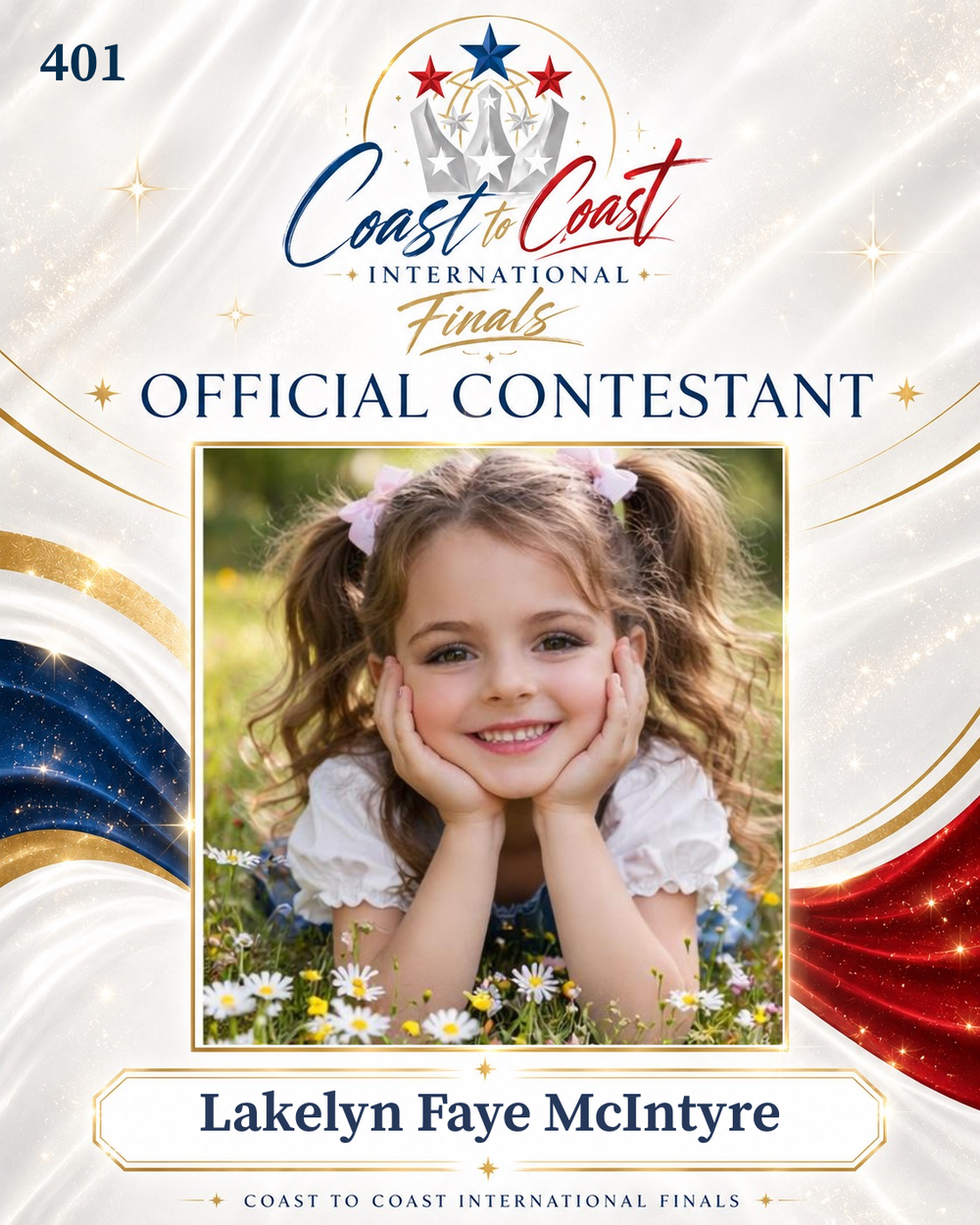 Vote #401 Lakelyn Faye McIntyre for 2026 International Finals People's Choice!