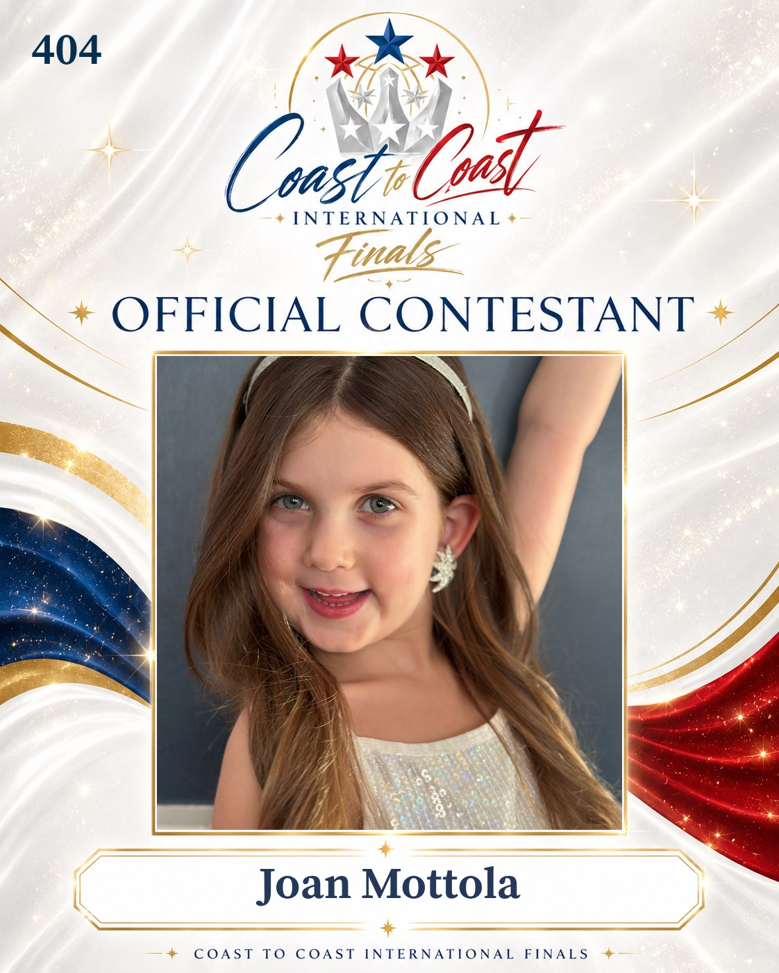 Vote #404 Joan Mottola for 2026 International Finals People's Choice!