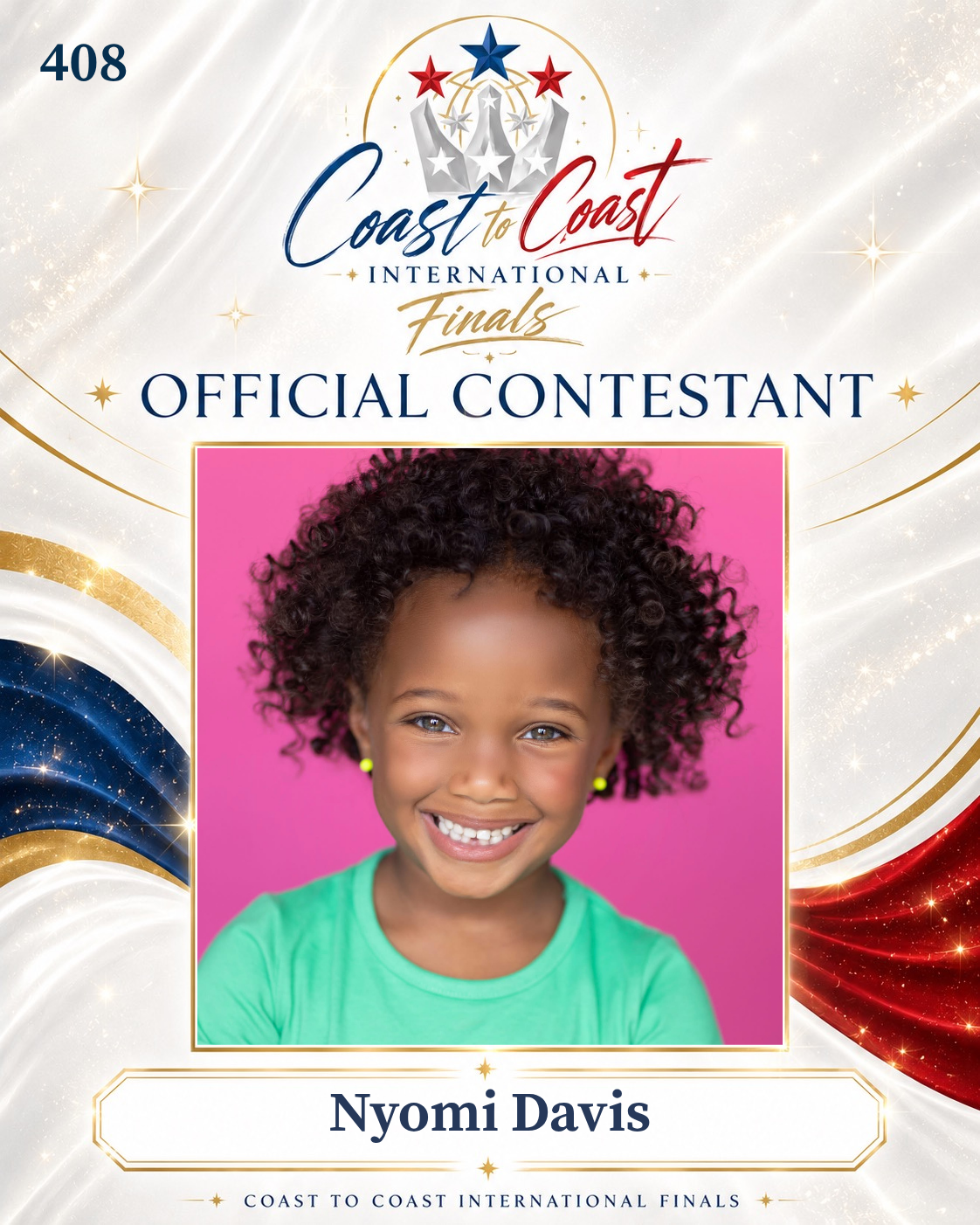 Vote #408 Nyomi Davis for 2026 International Finals People's Choice!
