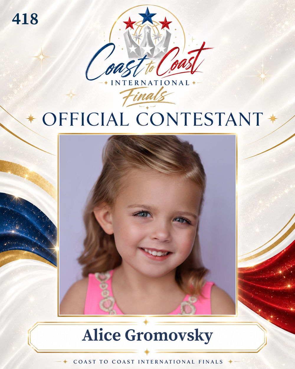 Vote #418 Alice Gromovsky for 2026 International Finals People's Choice!