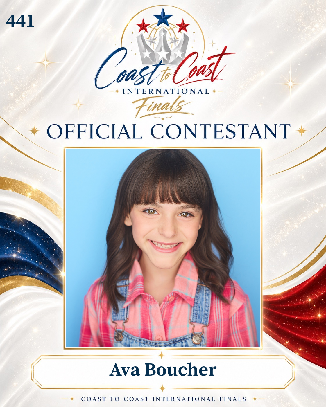 Vote #441 Ava Boucher for 2026 International Finals People's Choice!