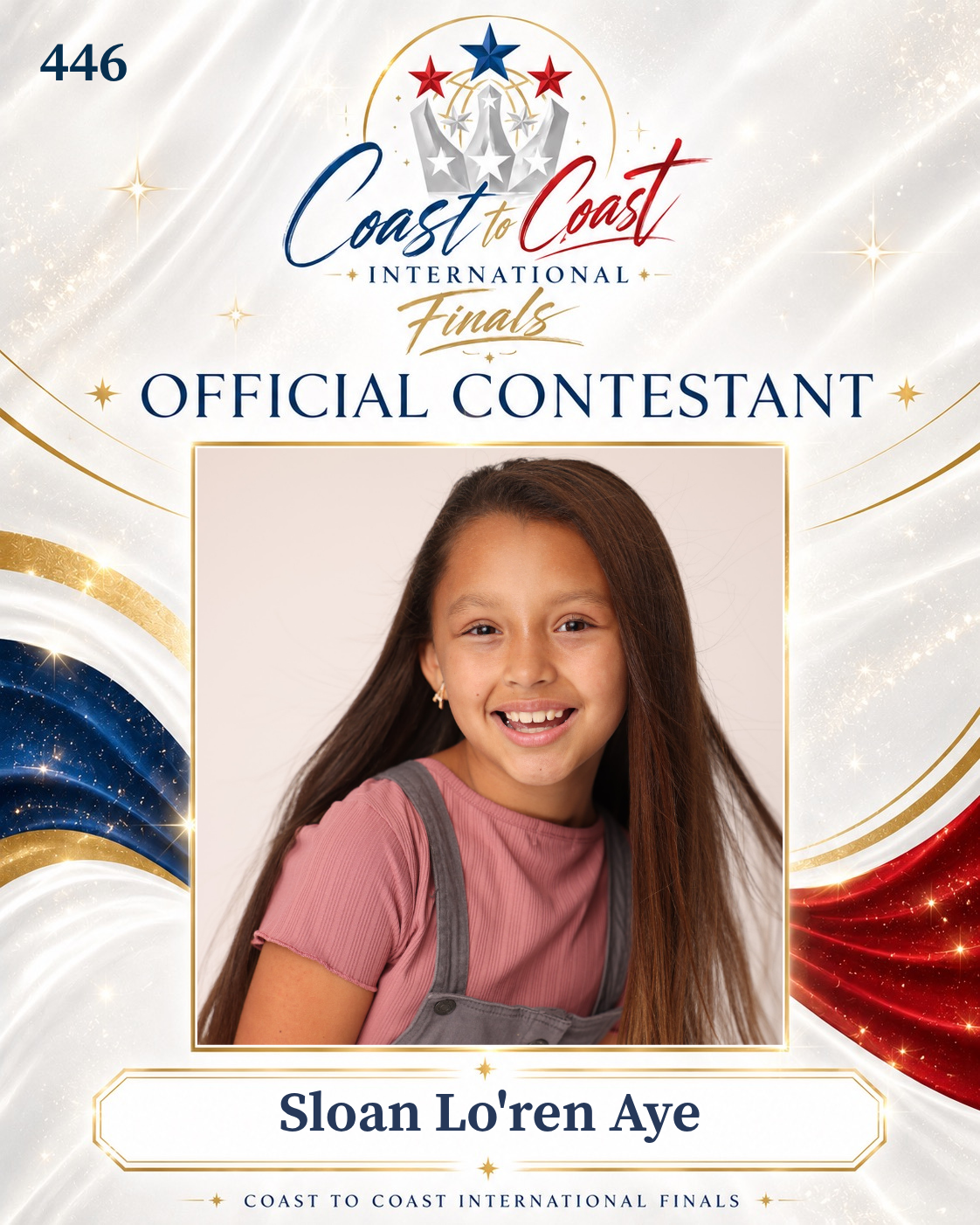 Vote #446 Sloan Lo'ren Aye for 2026 International Finals People's Choice!