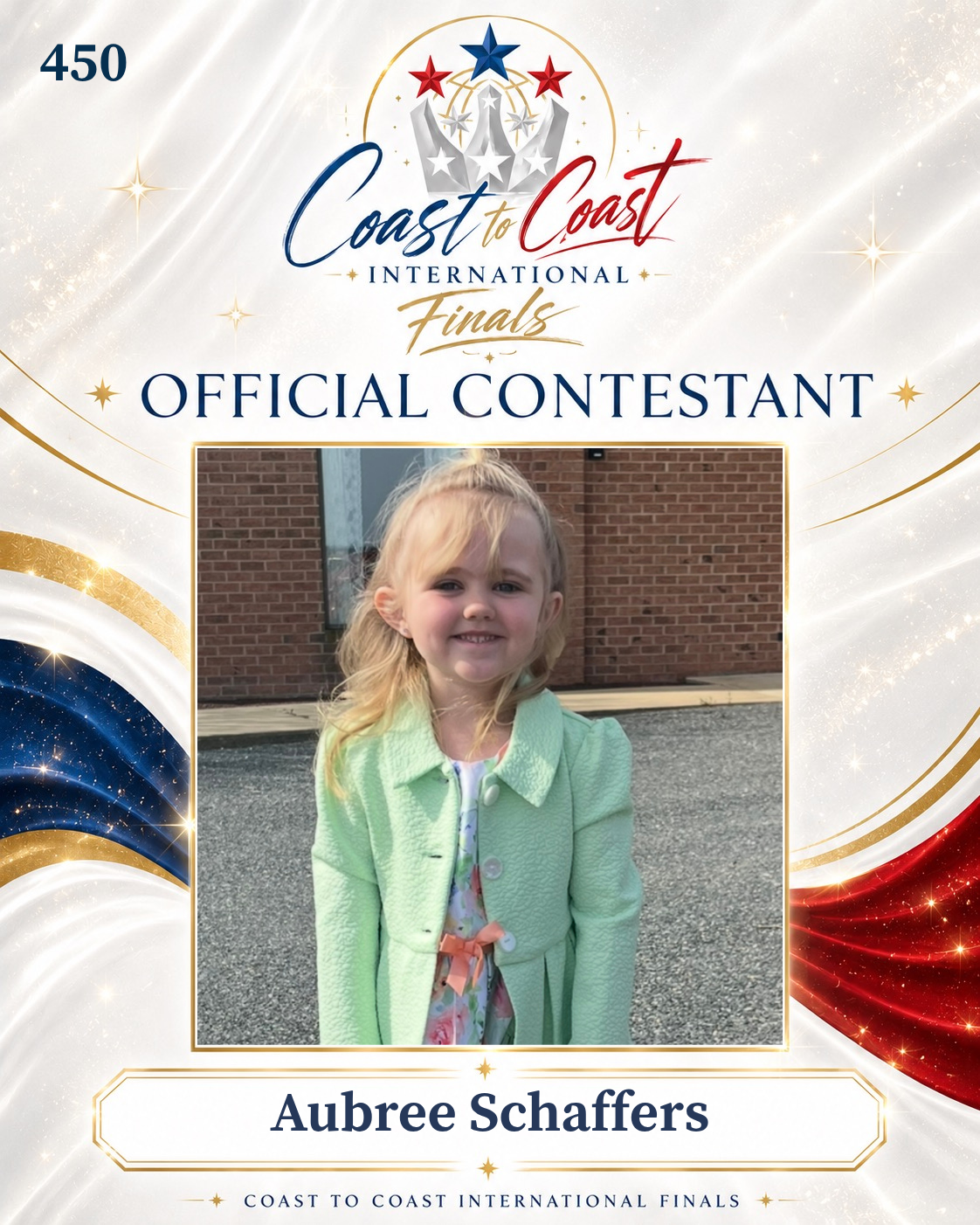 Vote #450 Aubree Schaffers for 2026 International Finals People's Choice!