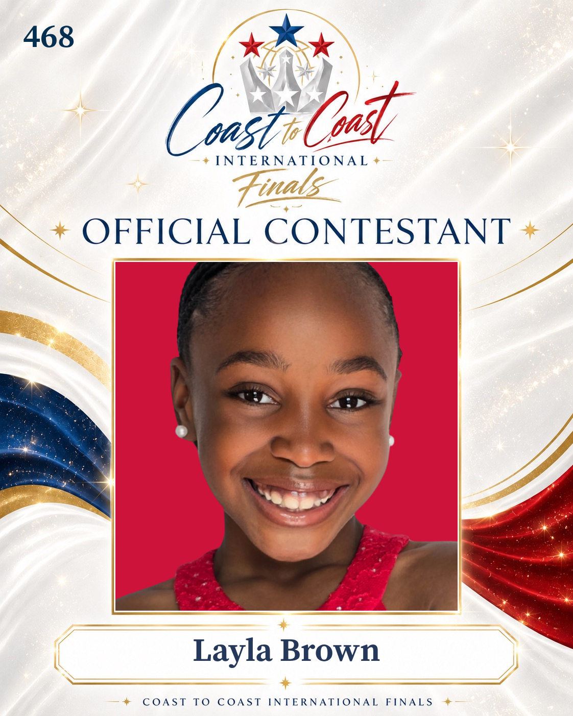 Vote #468 Layla Brown for 2026 International Finals People's Choice!