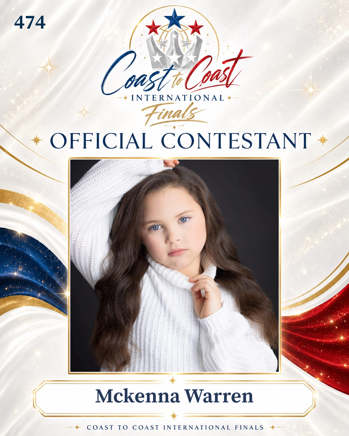 Vote #474 Mckenna Warren for 2026 International Finals People's Choice!