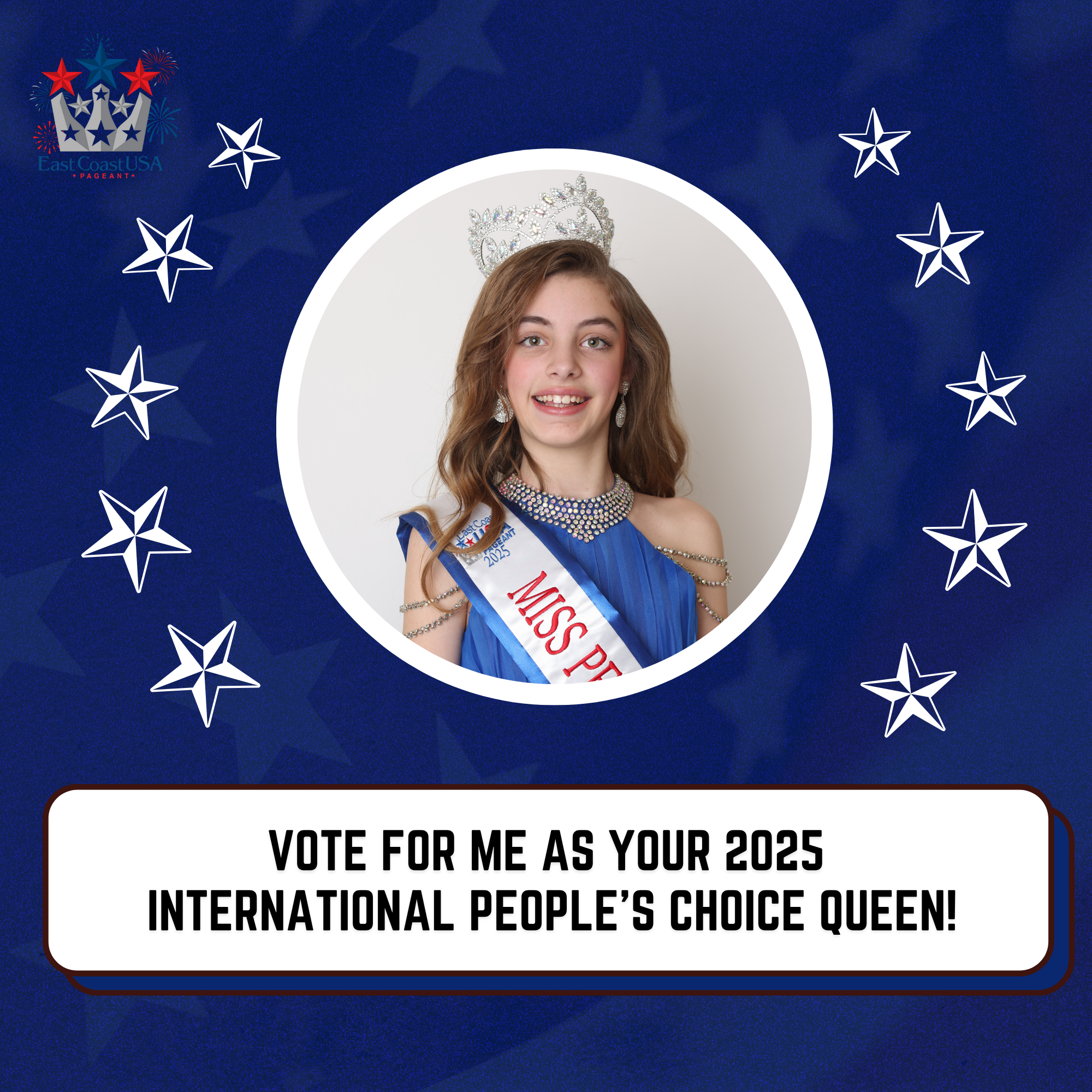 Vote #474 Sophia Kaseman for the 2025 International Finals Pageant People's Choice