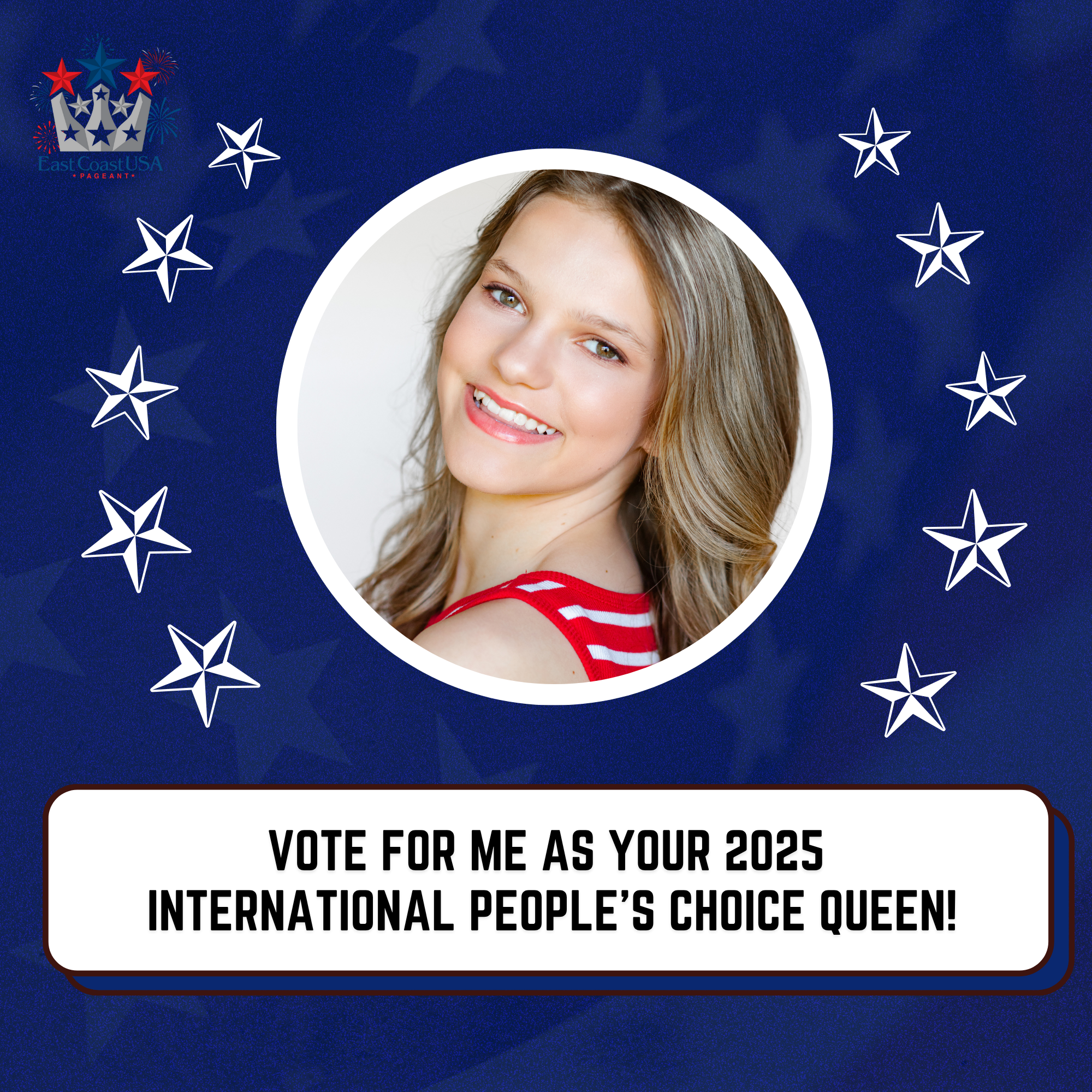 Vote #495 Kennedy Georgia Yans for the 2025 International Finals Pageant People's Choice