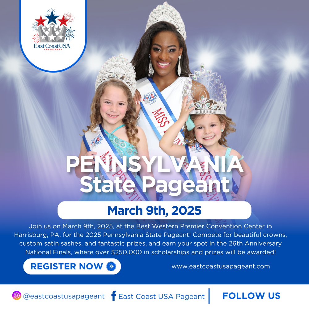 2025 Pennsylvania State Pageant Registration