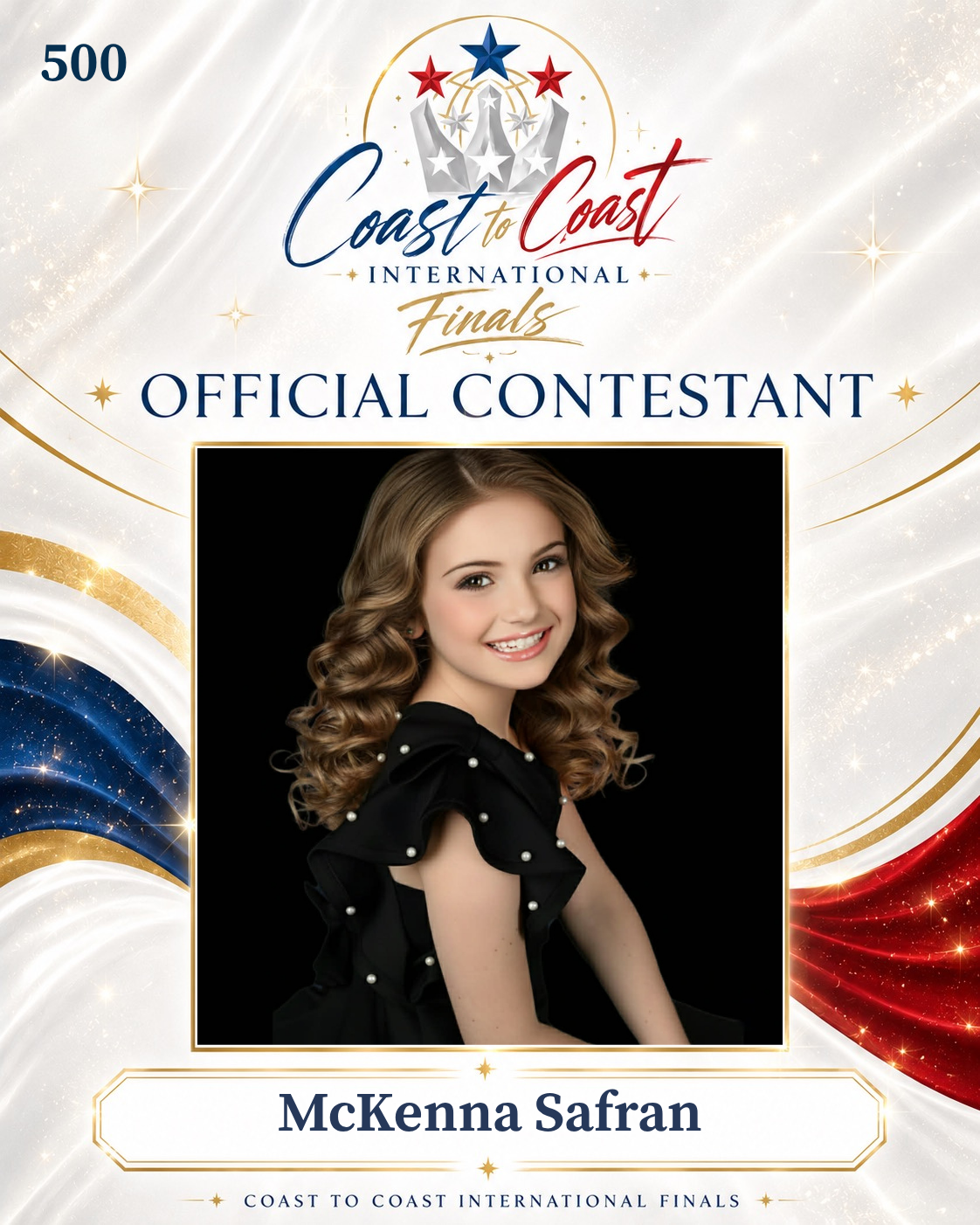 Vote #500 McKenna Safran for 2026 International Finals People's Choice!