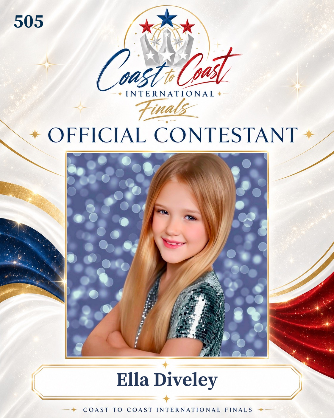 Vote #505 Ella Diveley for 2026 International Finals People's Choice!