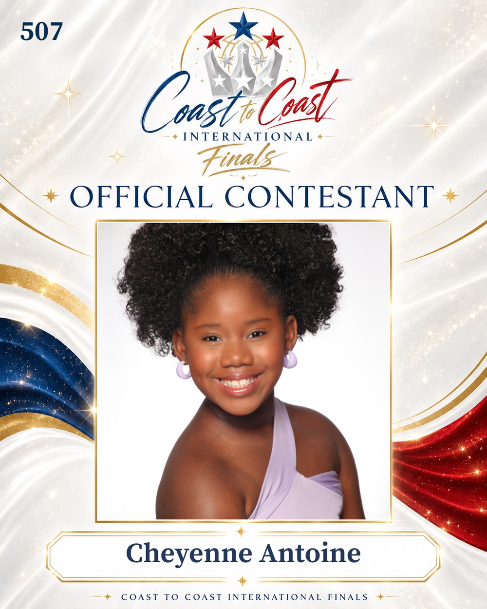 Vote #507 Cheyenne Antoine for 2026 International Finals People's Choice!