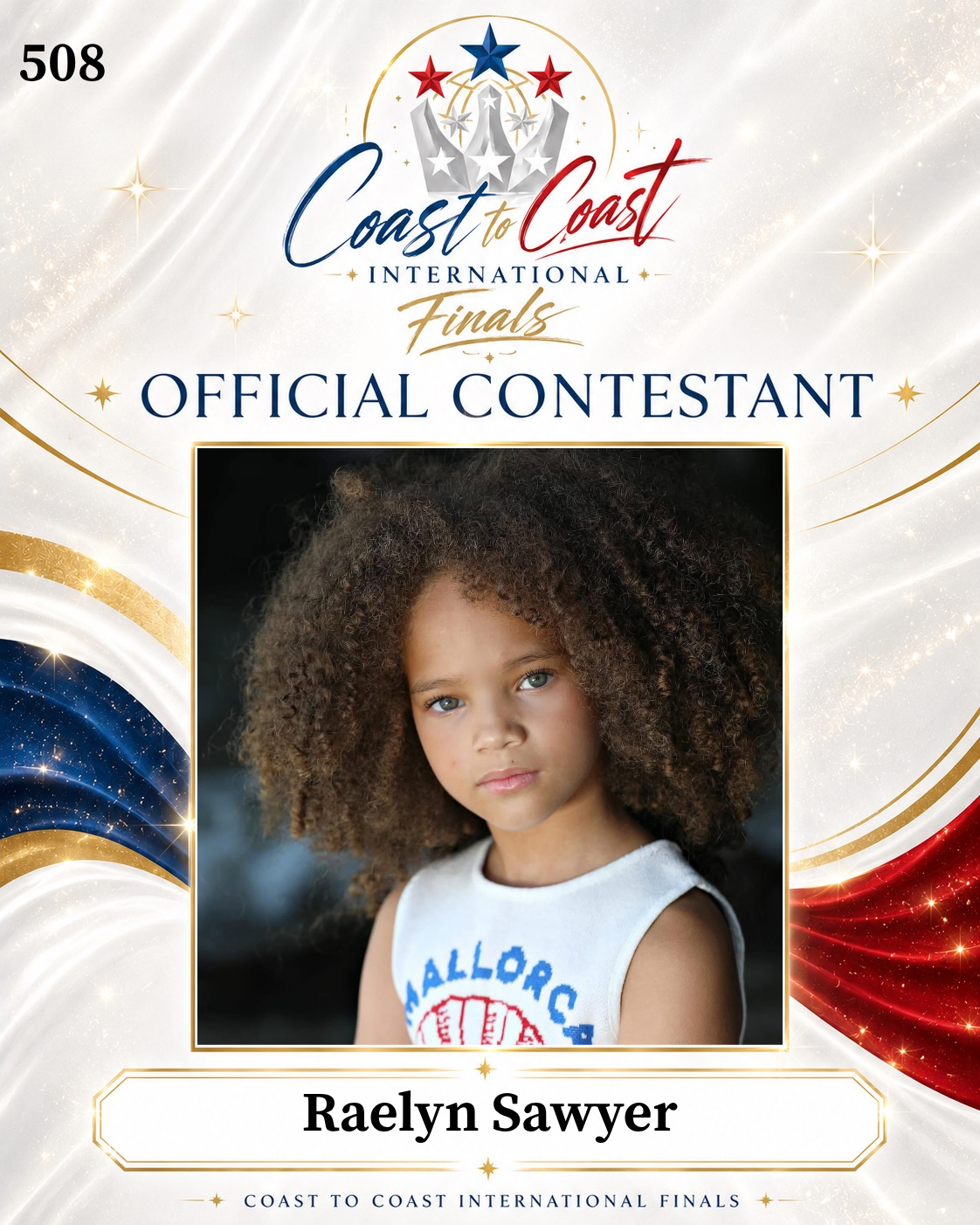 Vote #508 Raelyn Sawyer for 2026 International Finals People's Choice!