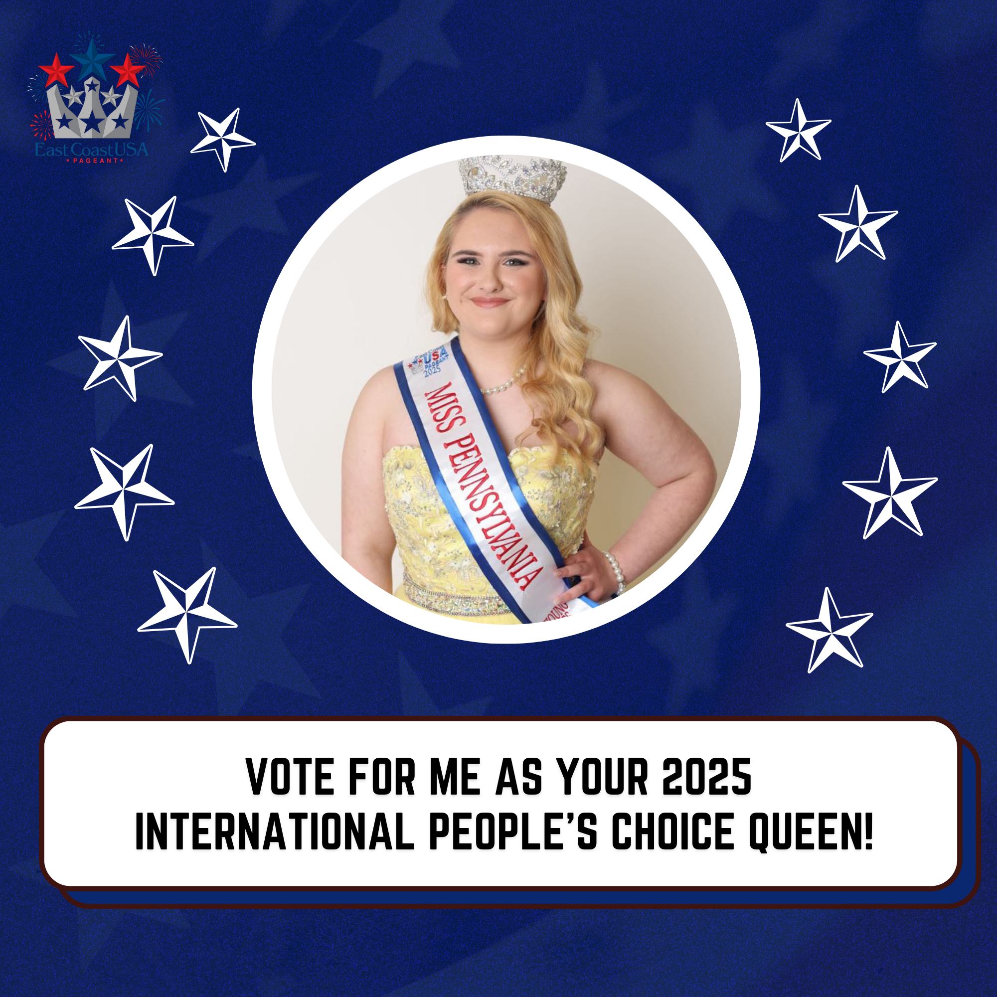 Vote #511 Sarah Snell for the 2025 International Finals Pageant People's Choice