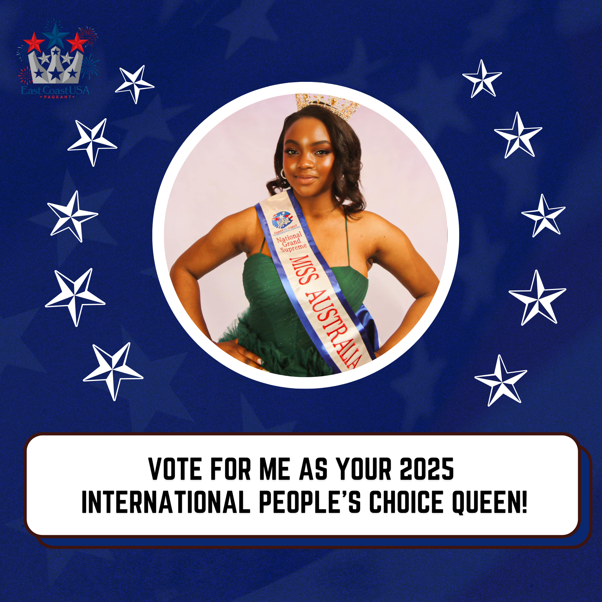 Vote #517 Victoria Mizeredi Bugwa for the 2025 International Finals Pageant People's Choice